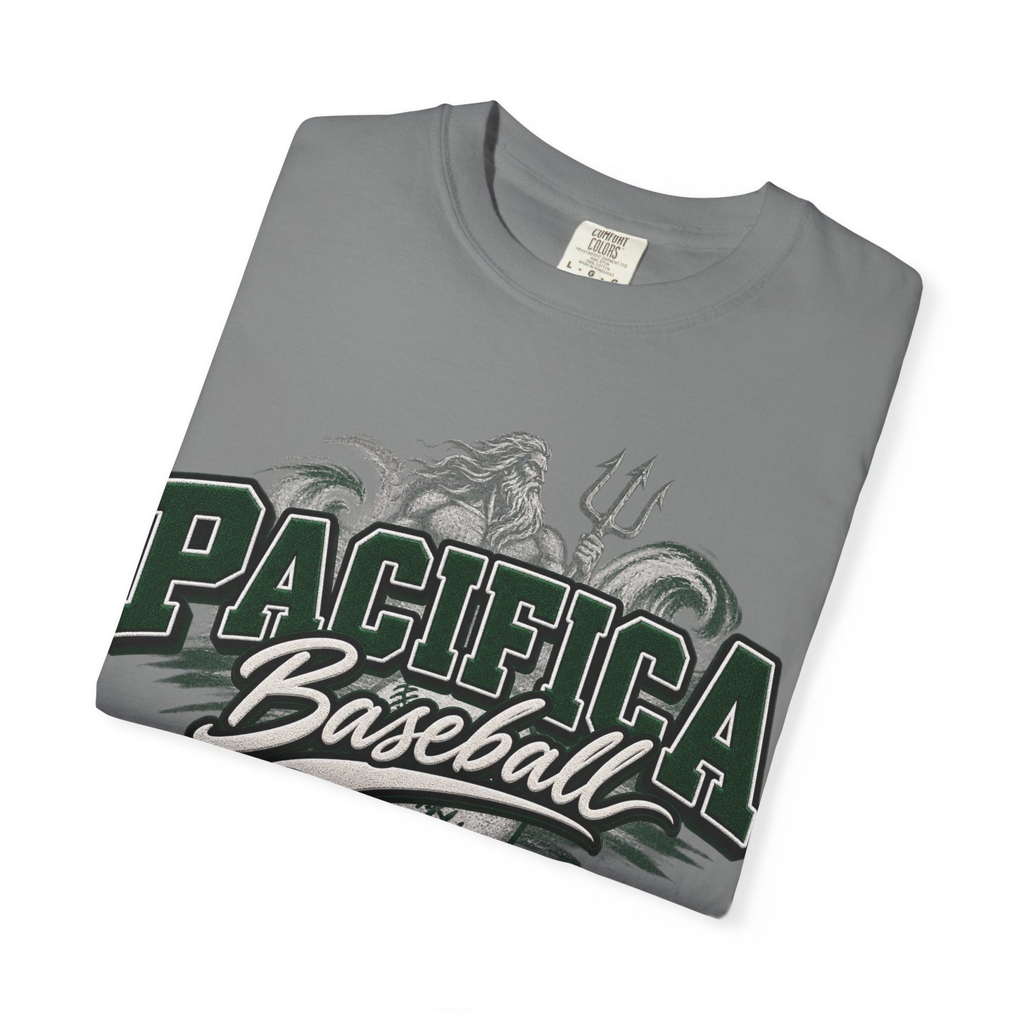 Pacifica Baseball T‑Shirt – Retro Trident Sports Tee