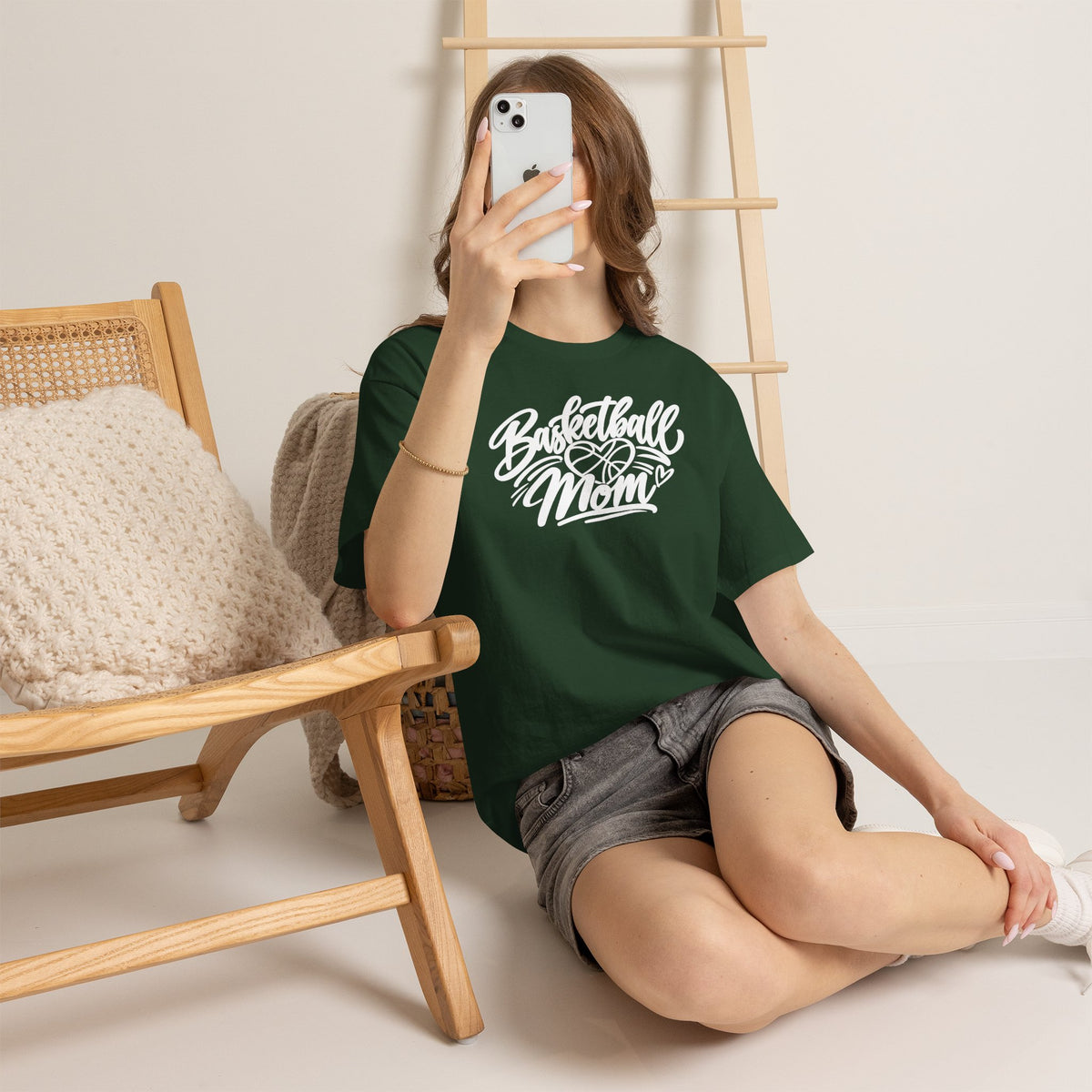 Basketball Mom T-Shirt — Script Logo Tee for Proud Coaches & Fans