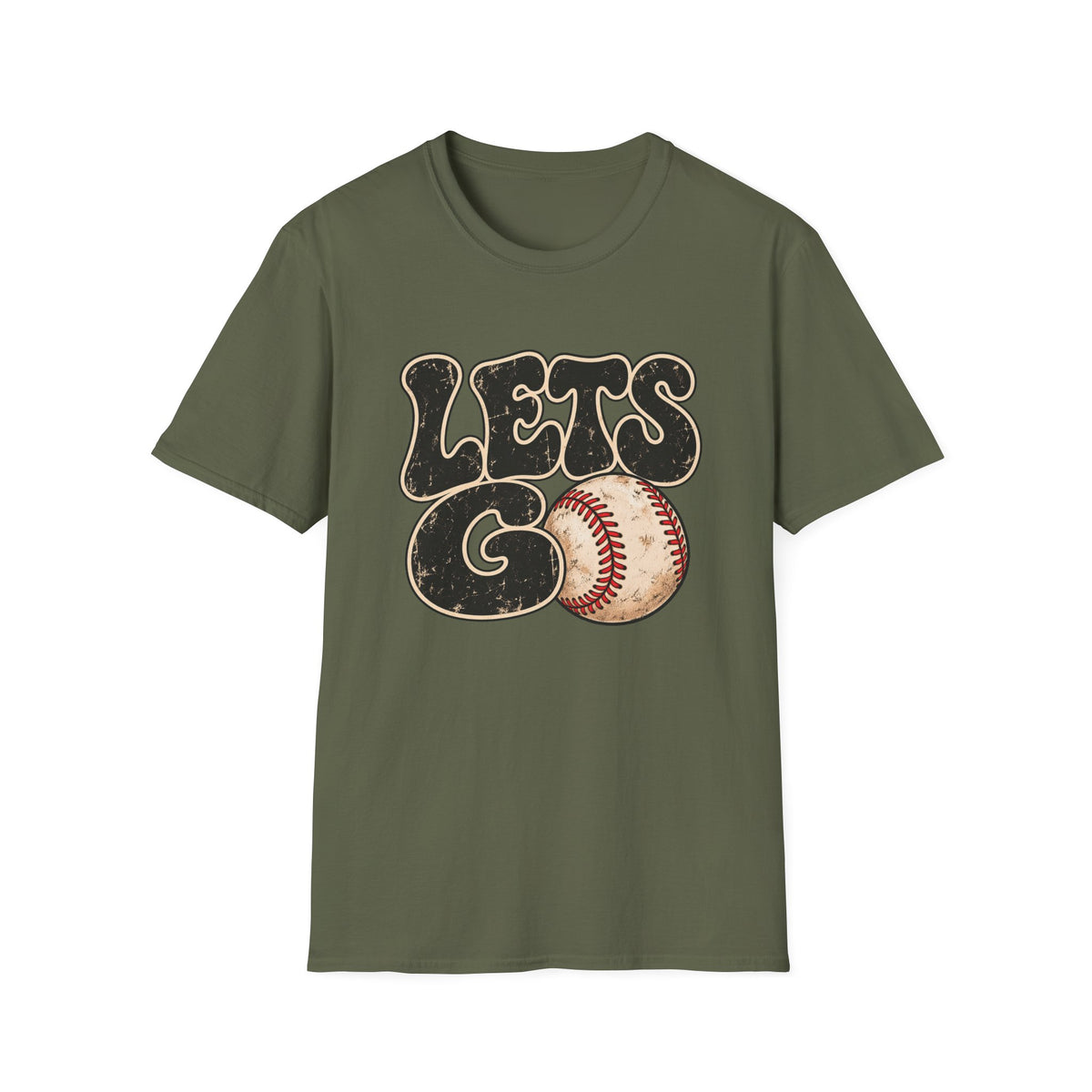 Lets Go Baseball Graphic T‑Shirt