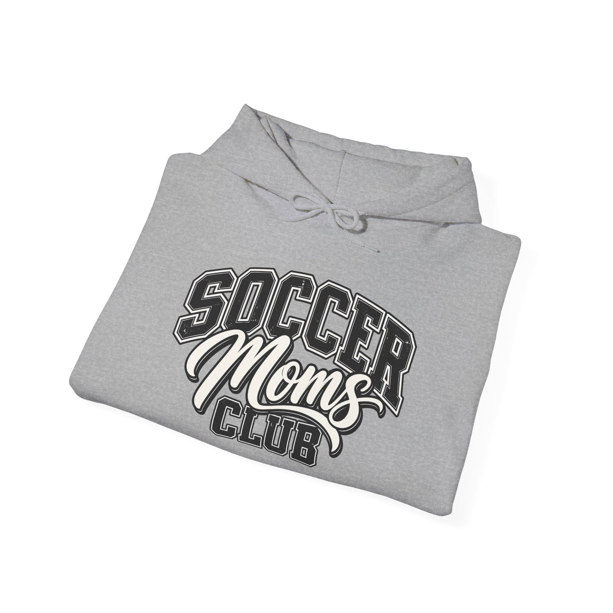 Soccer Moms Club Hoodie — Vintage Athletic Mom Pullover