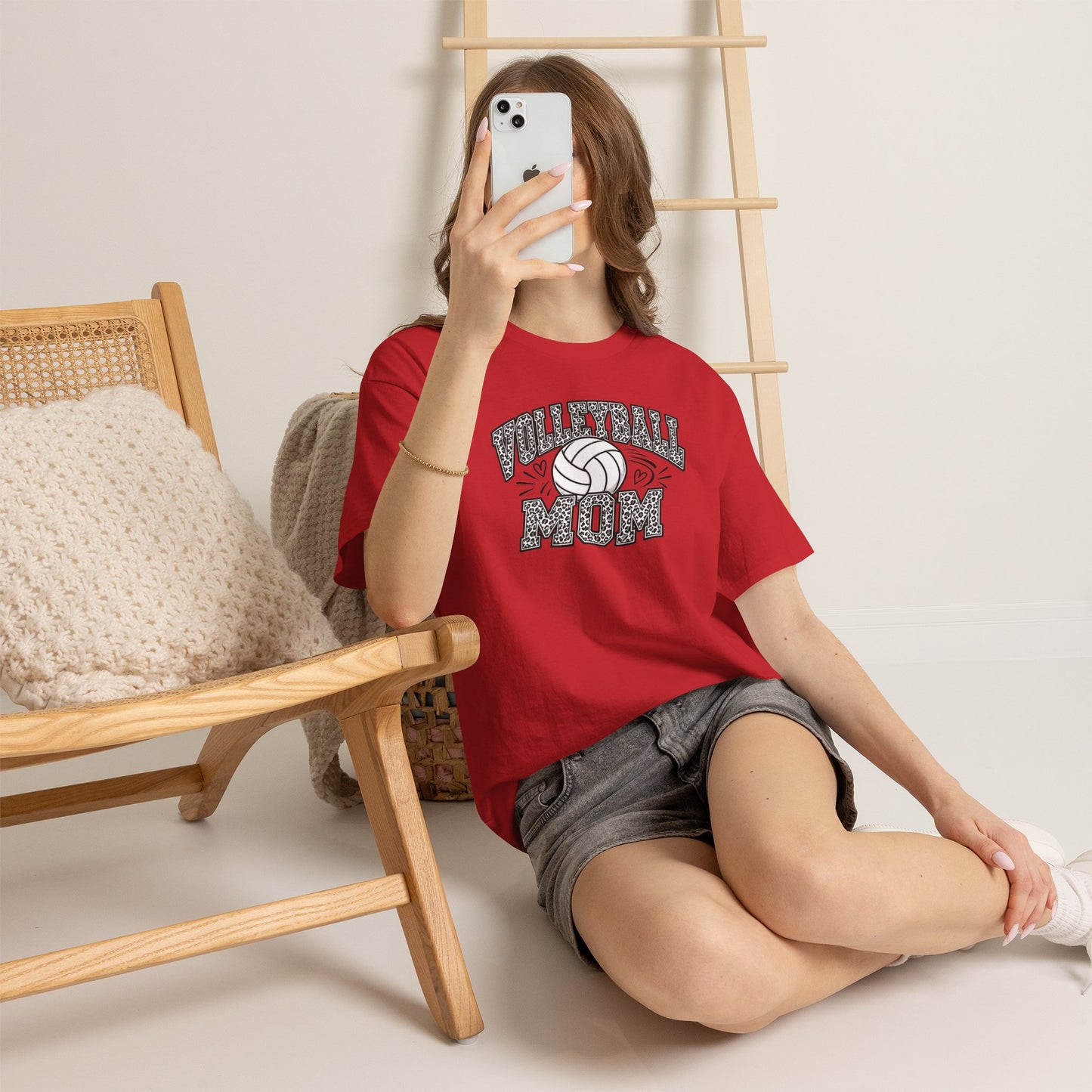 Volleyball Mom T-Shirt — Retro Volleyball Graphic Tee for Proud Moms