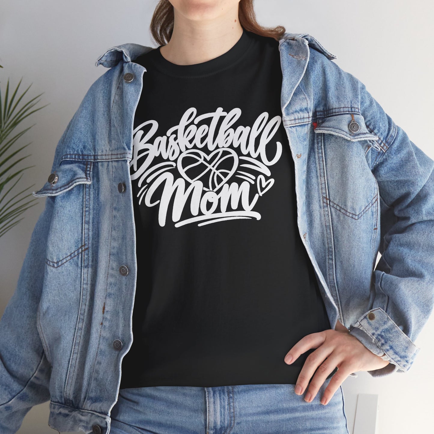 Basketball Mom T-Shirt — Script Logo Tee for Proud Coaches & Fans