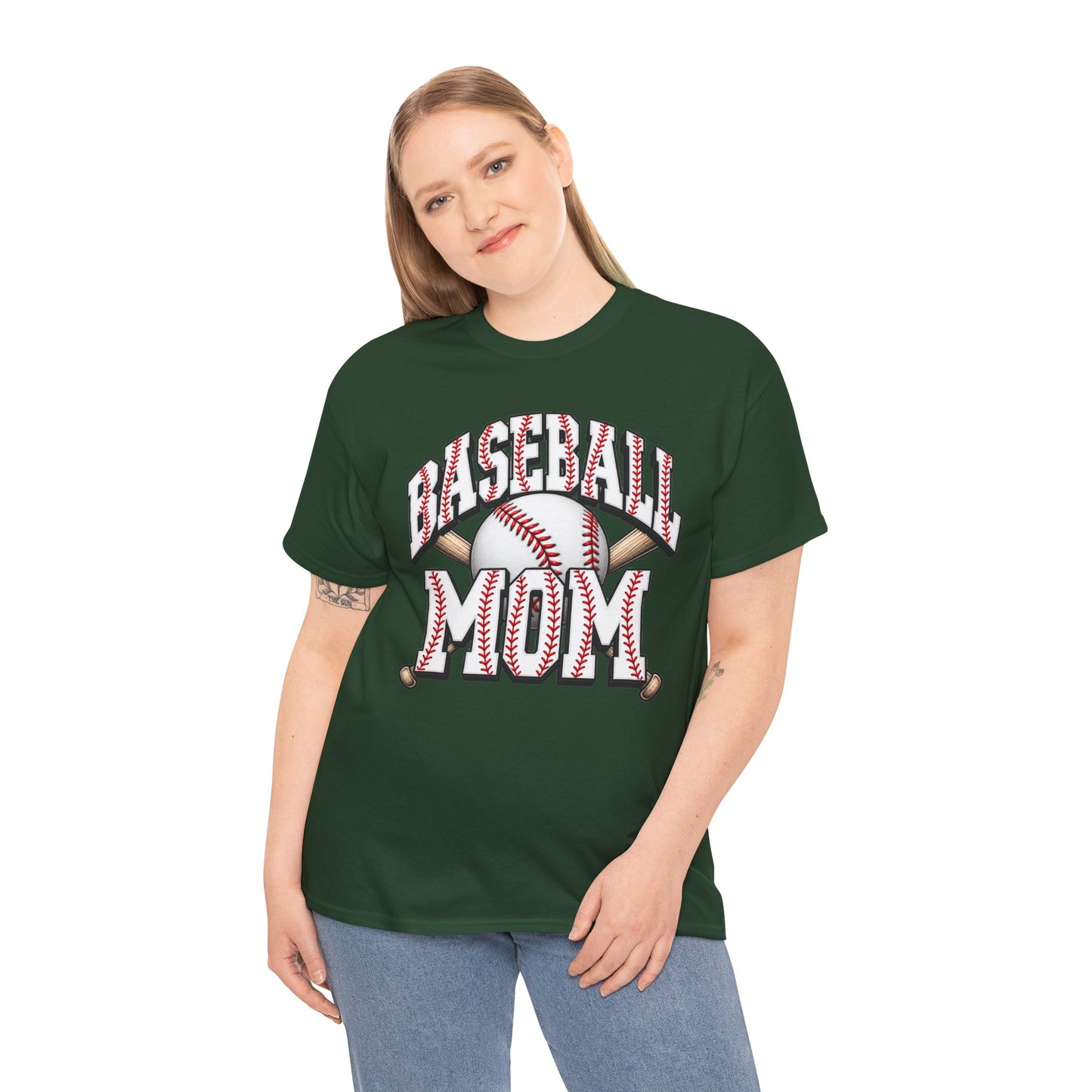 Baseball Mom T-Shirt – Retro Baseball Graphic Tee for Proud Moms
