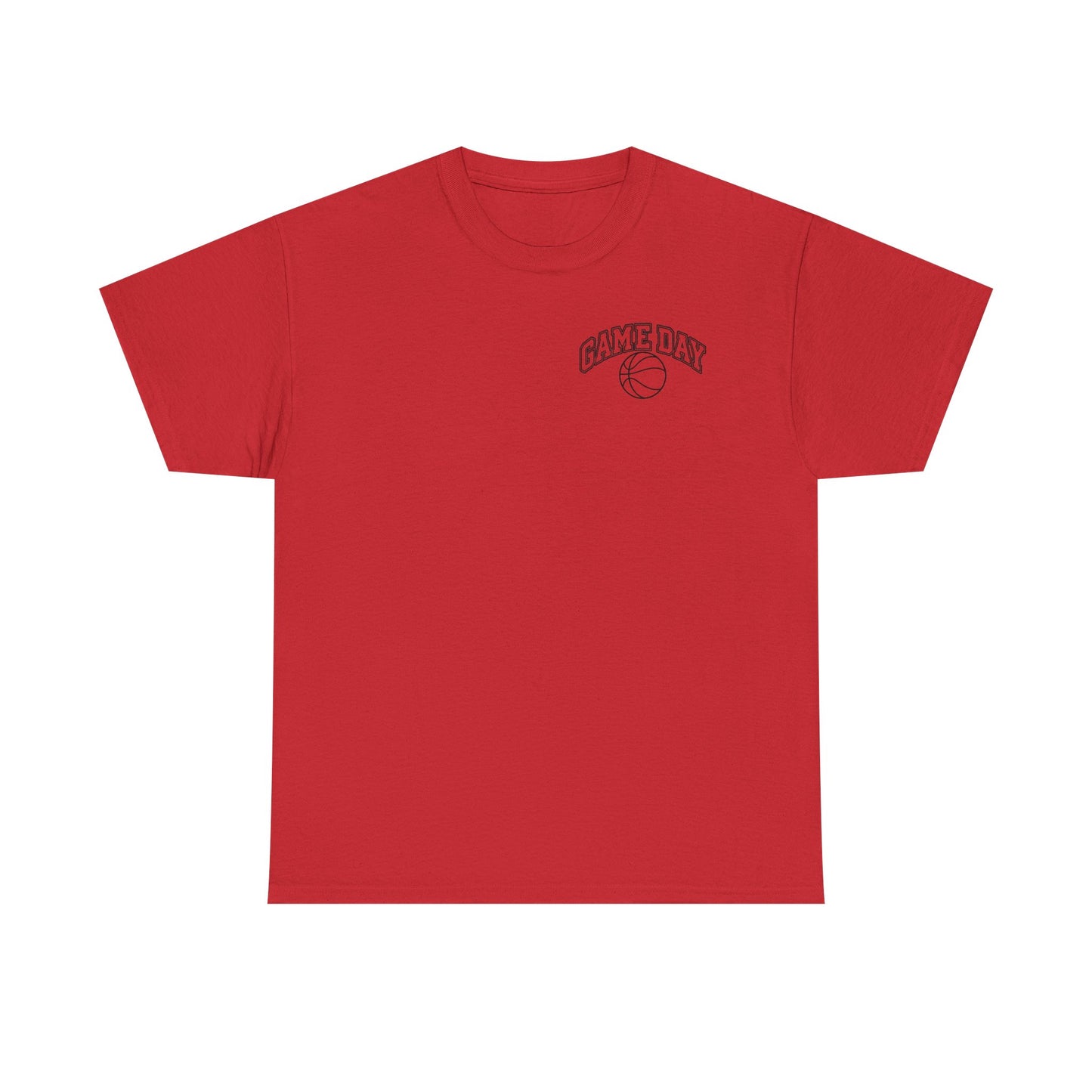 Basketball Gamer Tee — "Game Day" Graphic Chest T‑Shirt