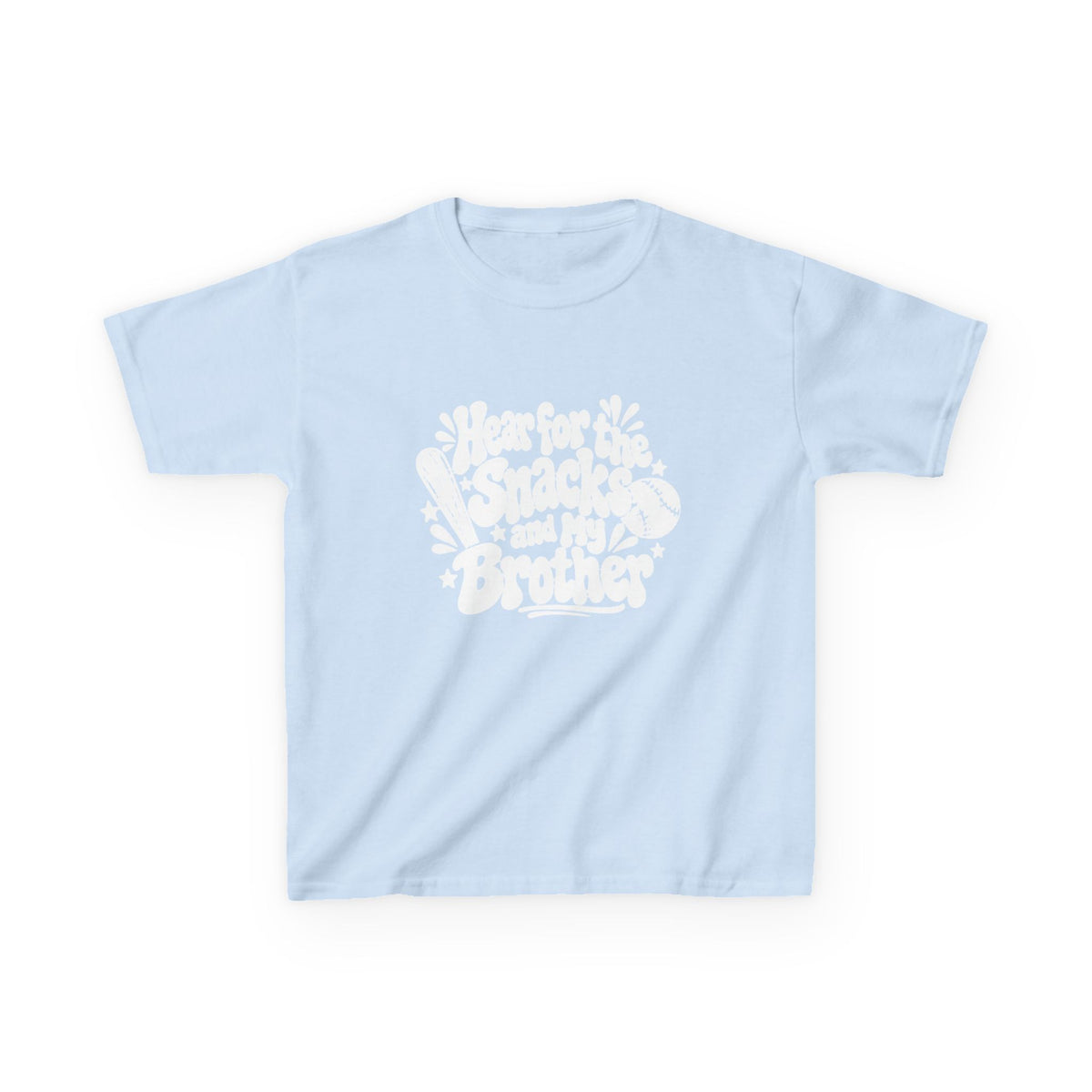 Kids T‑Shirt “I’m for the Snacks (Not My Brother)” Retro Graphic Tee