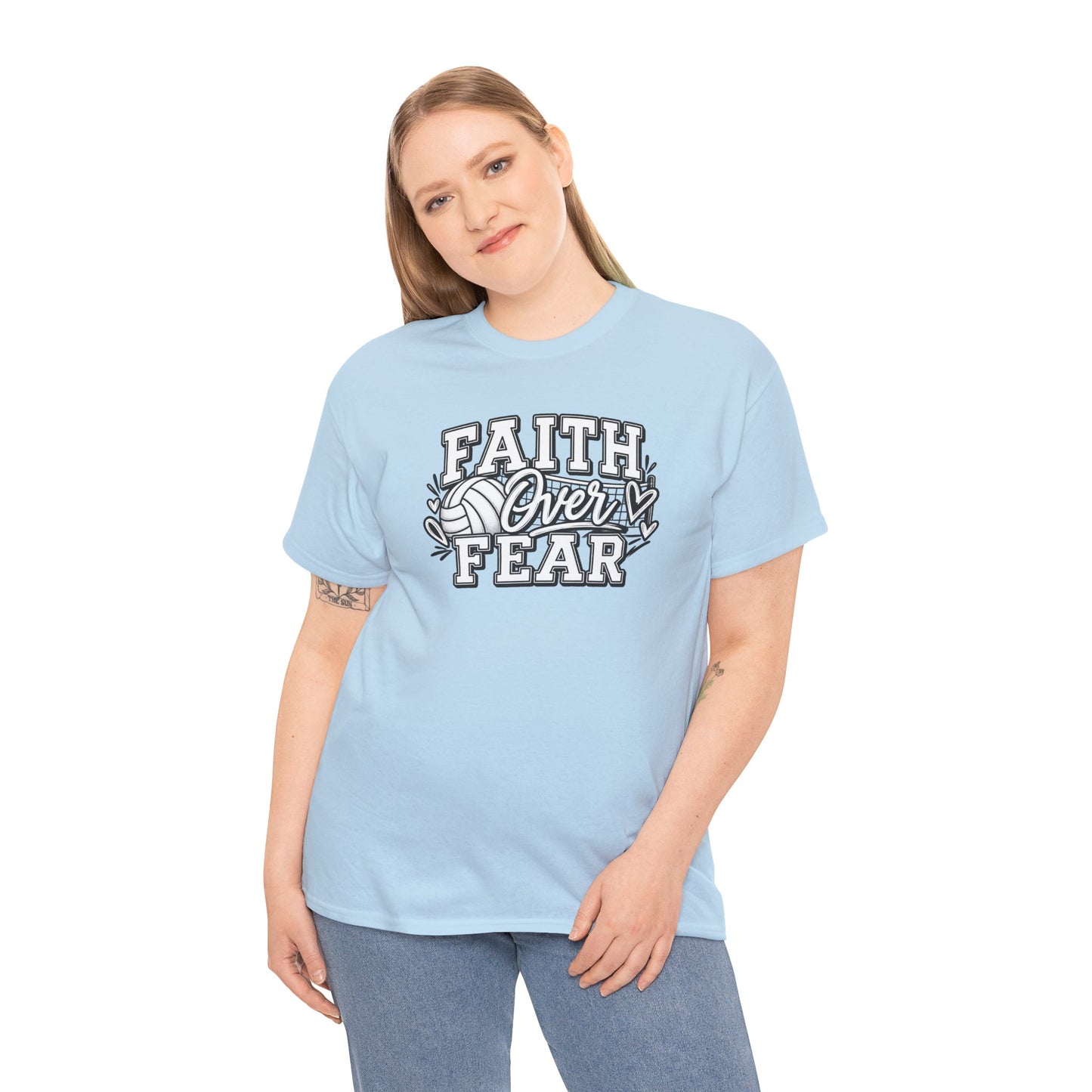 Faith Over Fear T‑Shirt - Inspirational Christian Tee