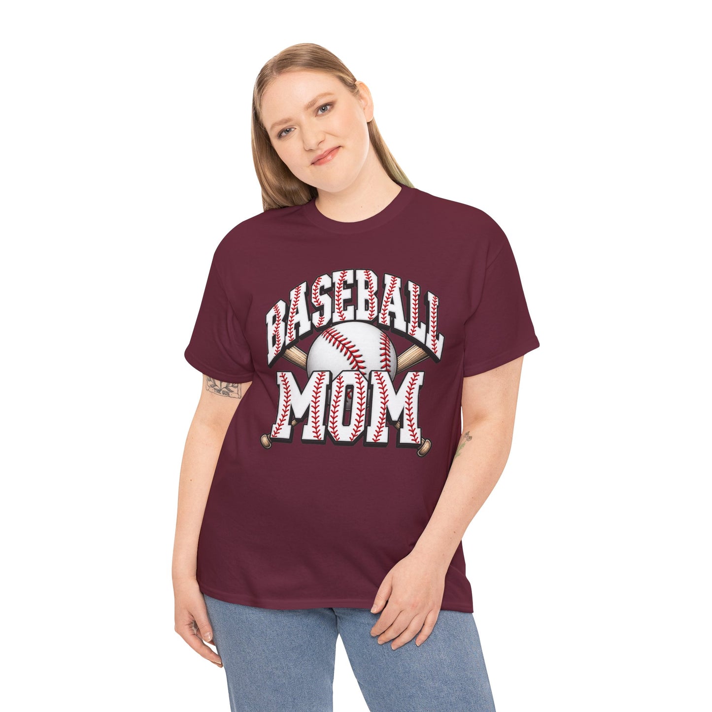 Baseball Mom T-Shirt – Retro Baseball Graphic Tee for Proud Moms