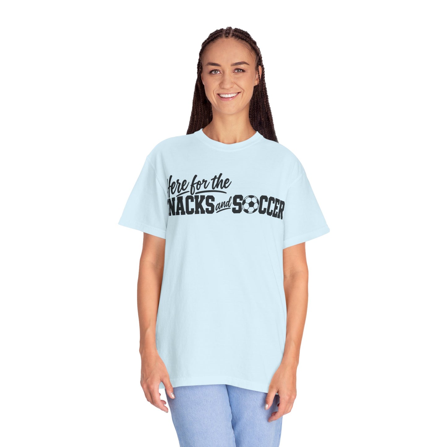 Here for the Snacks and Soccer T‑Shirt