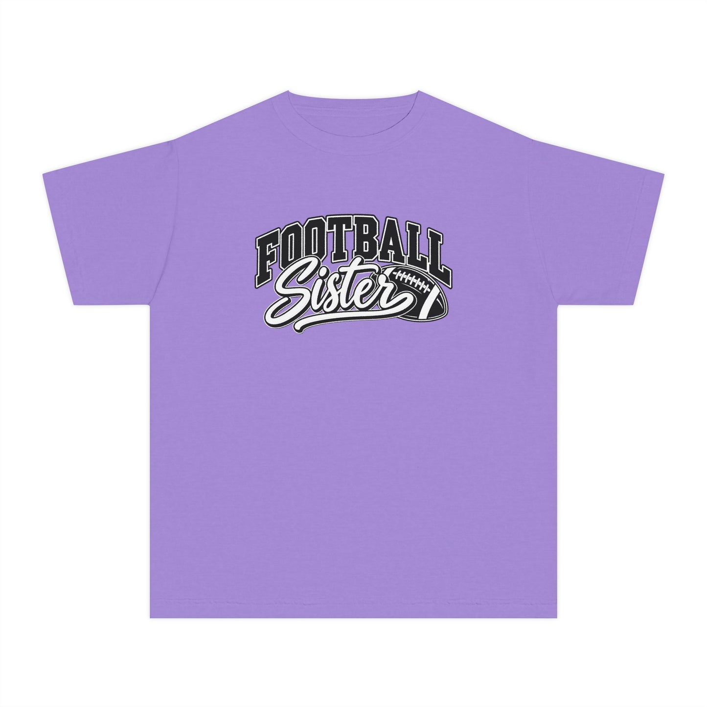 Youth Tee — "Football Sister" Graphic T‑Shirt (Kids' Game Day Shirt)
