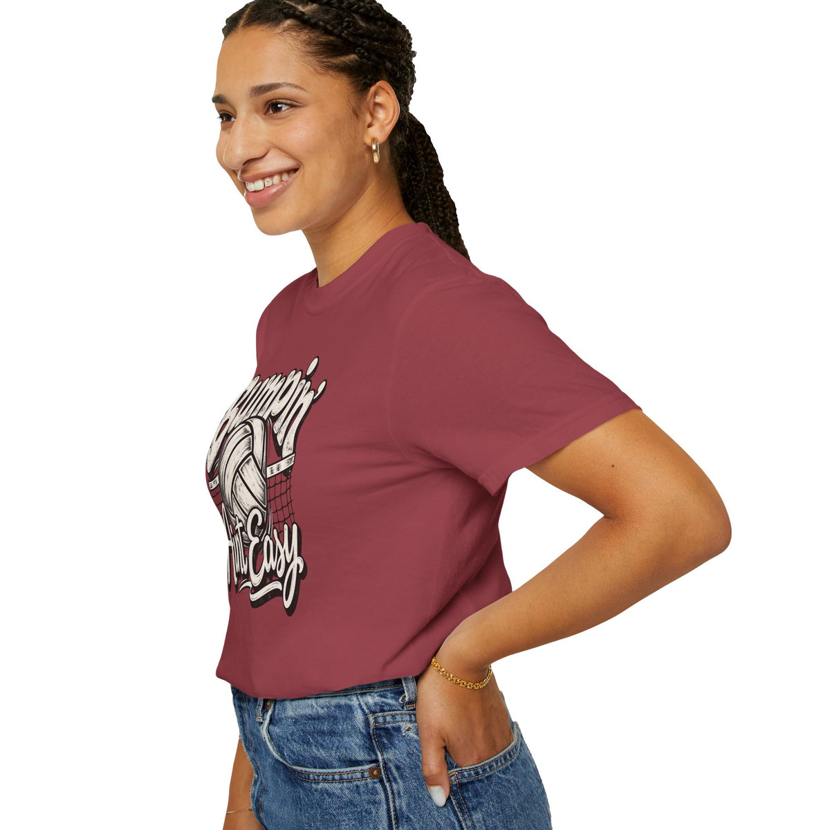 Bumpin' Ain't Easy Volleyball Tee
