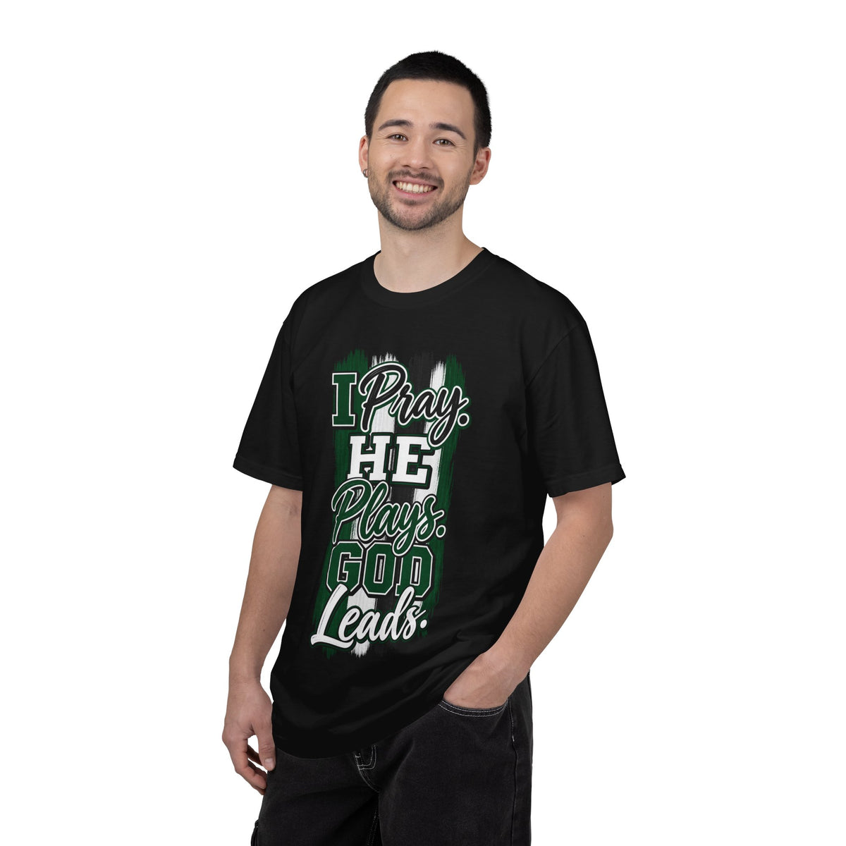 I Pray He Plays God Leads T-Shirt