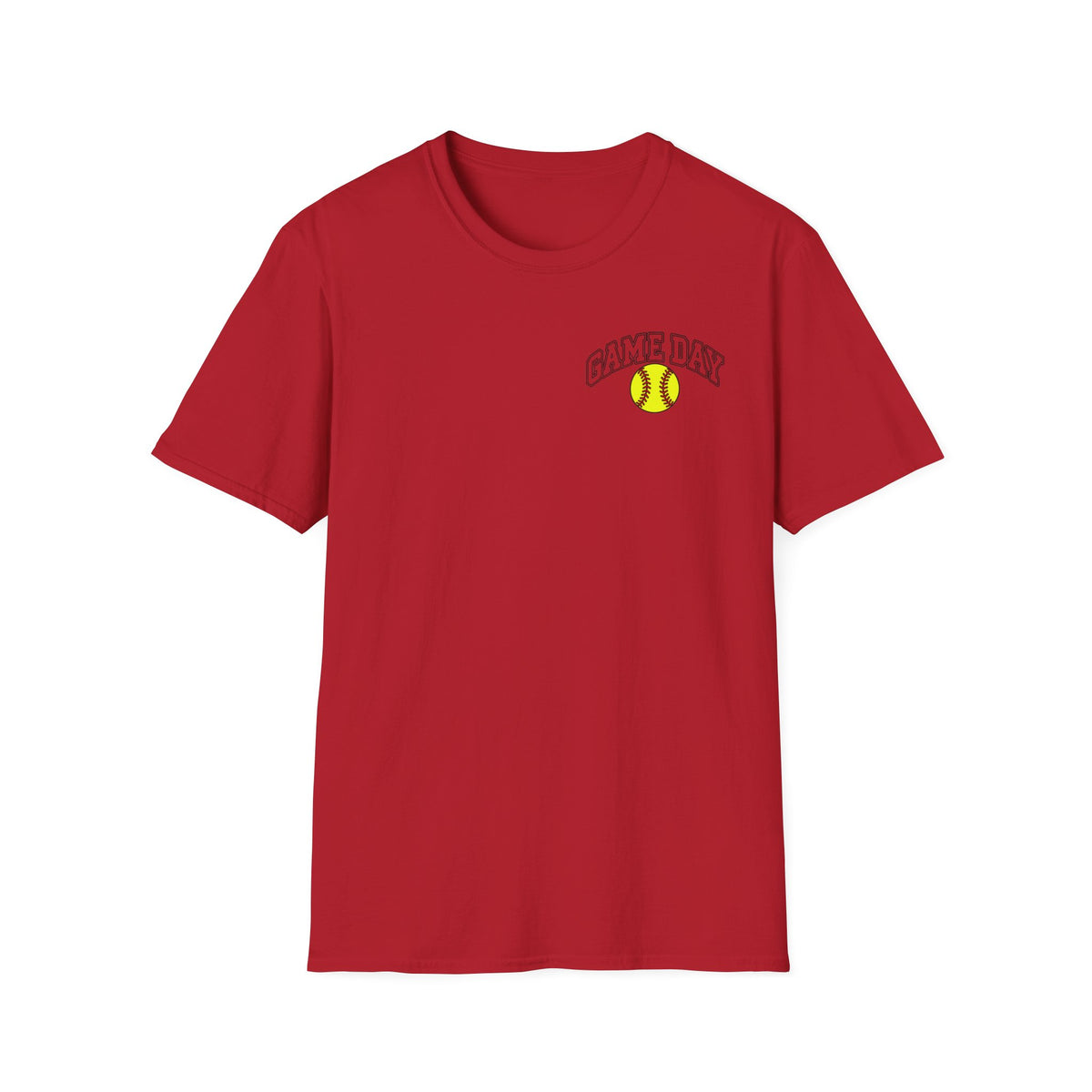 Game Day Softball T-Shirt — Womens/Mens Casual Sports Tee