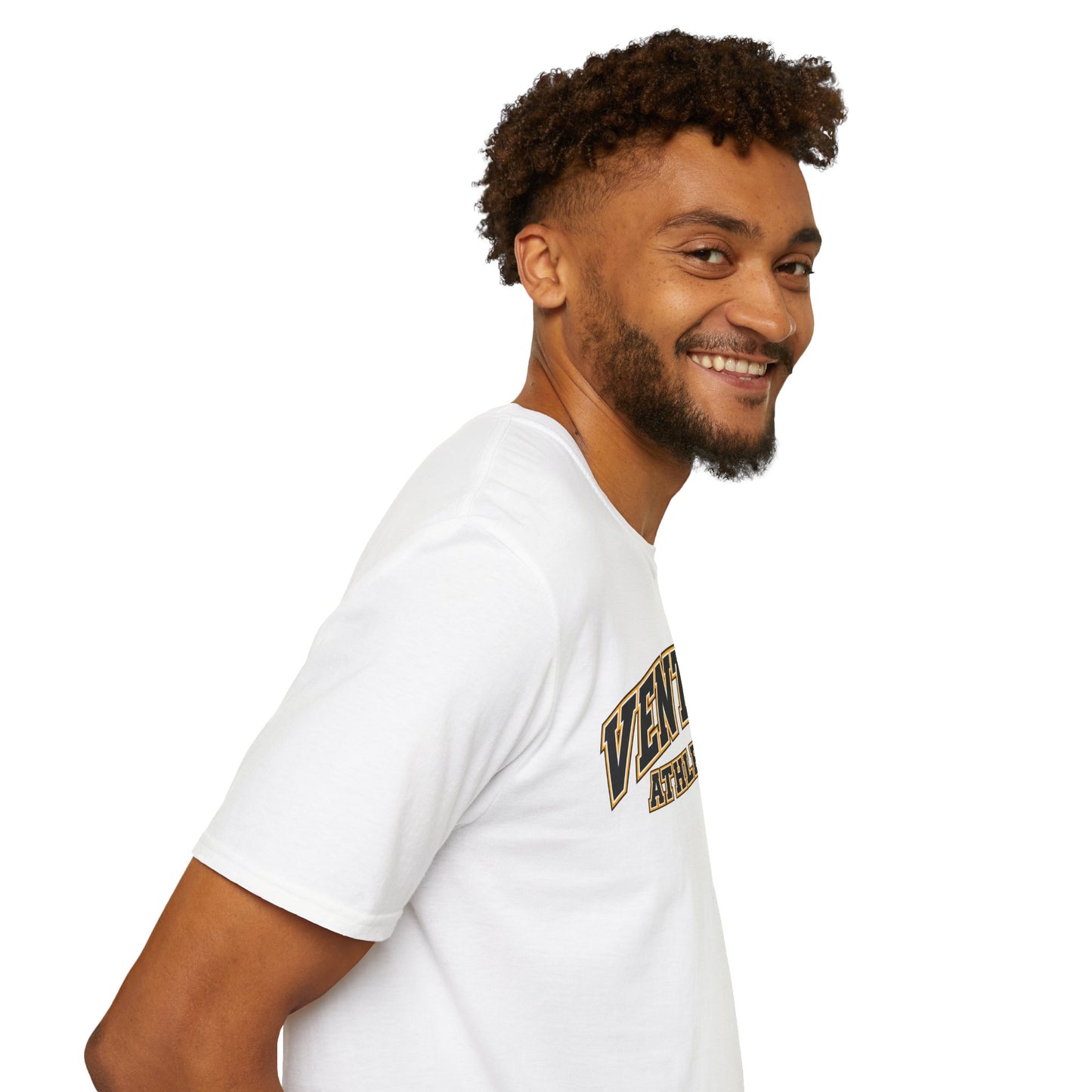 Ventura Athletics T-Shirt — Vintage Collegiate Crew Tee