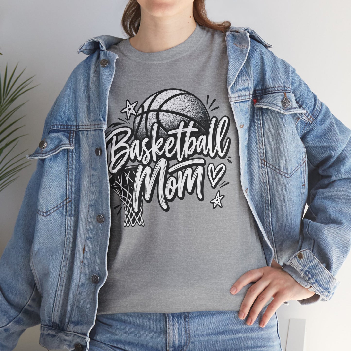 Basketball Mom T-Shirt — Graphic Sports Mom Tee