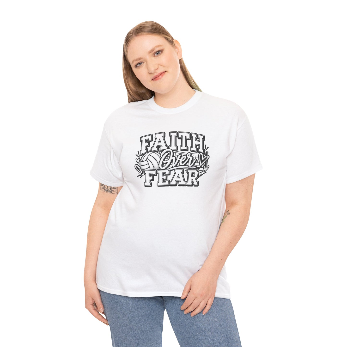 Faith Over Fear T‑Shirt - Inspirational Christian Tee