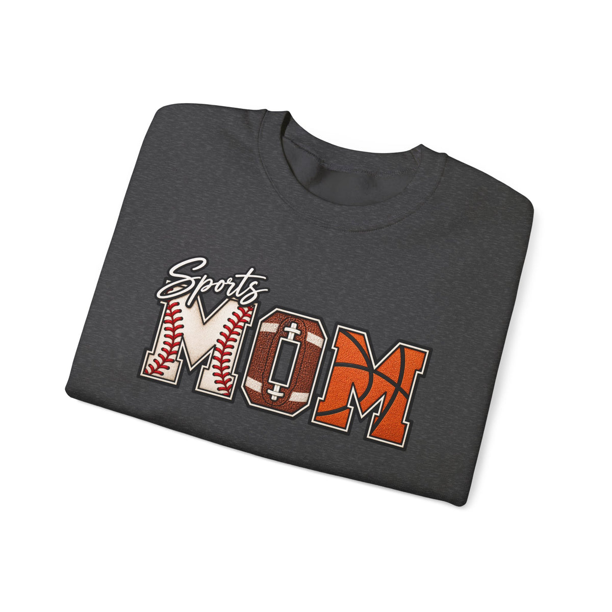 Sports Mom Crewneck Sweatshirt – Athletic Mom Graphic Pullover