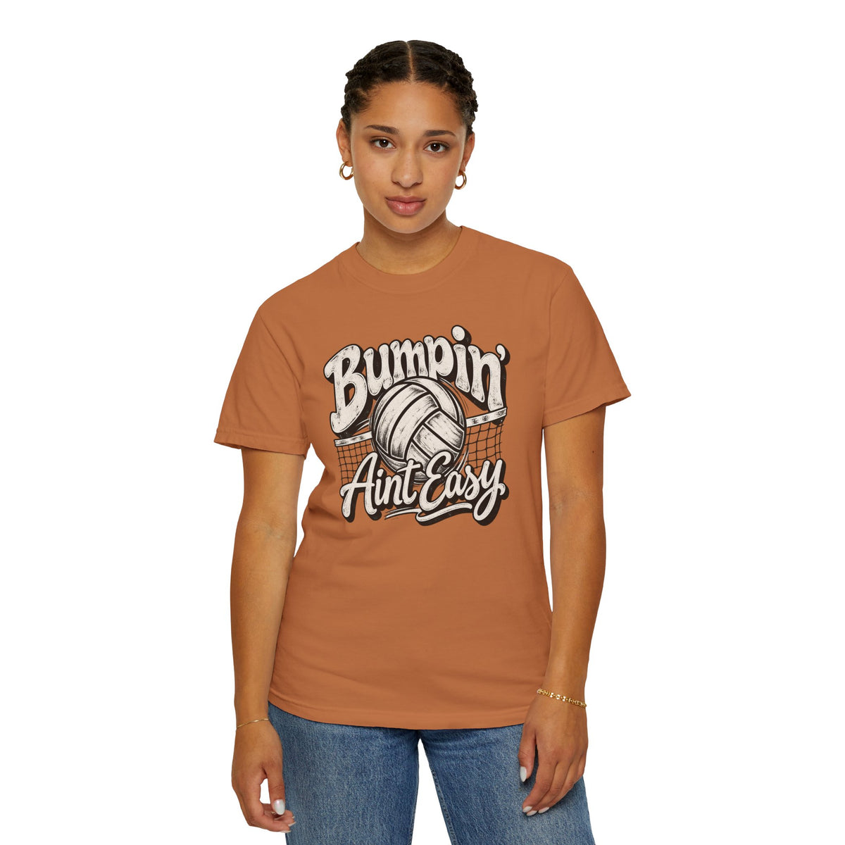 Bumpin' Ain't Easy Volleyball Tee