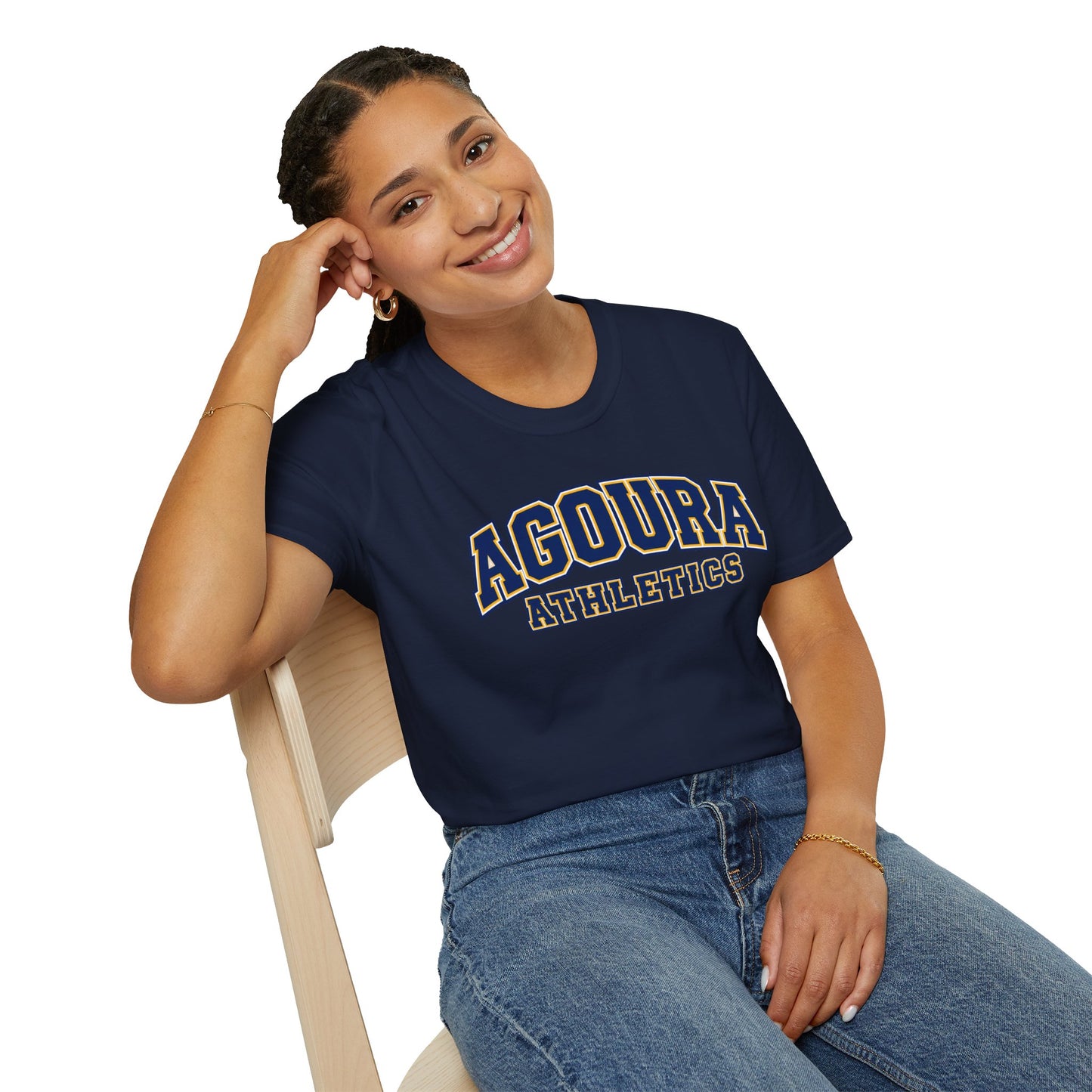 Agoura Athletics T-Shirt — Collegiate Varsity Logo Tee