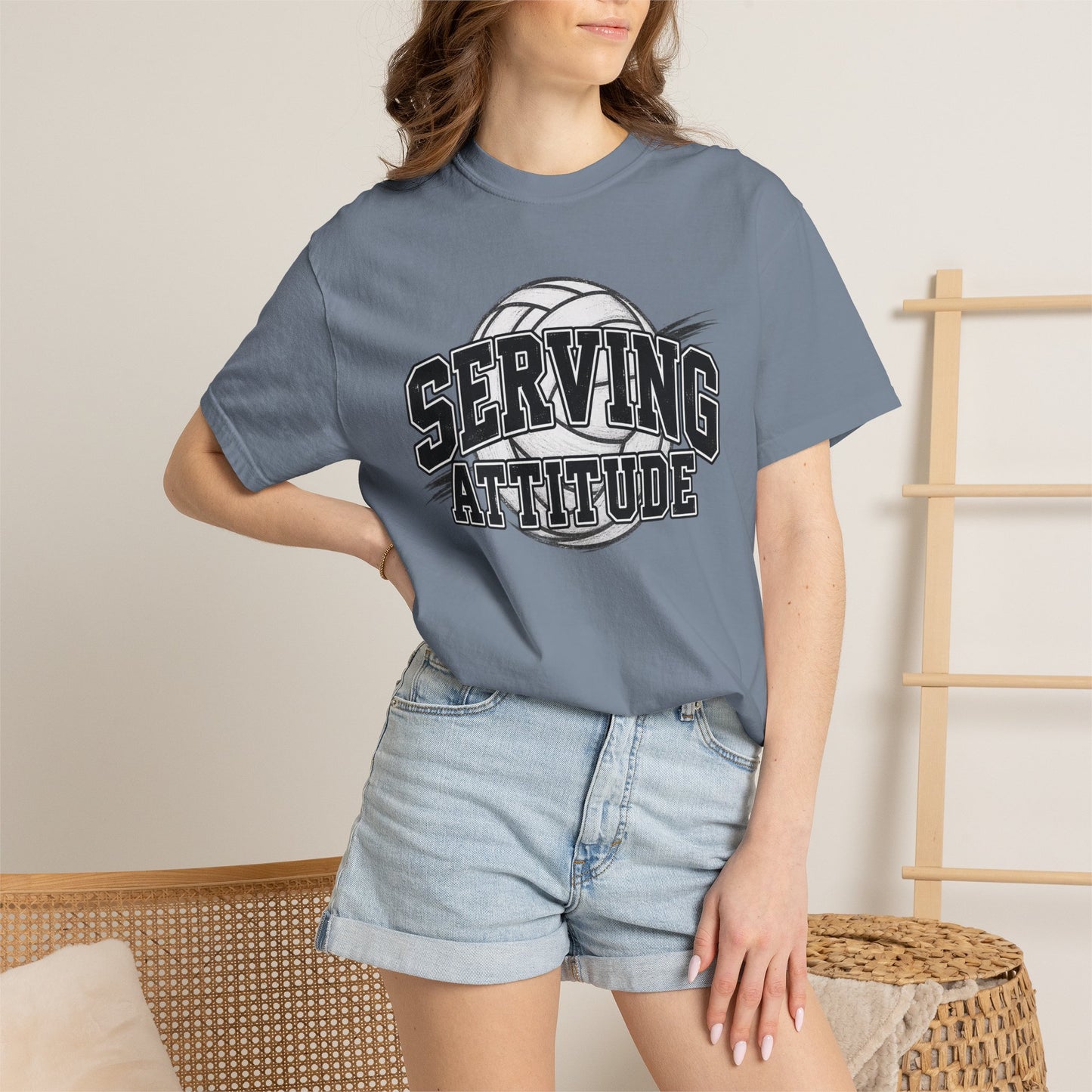 Serving Attitude Volleyball T-Shirt