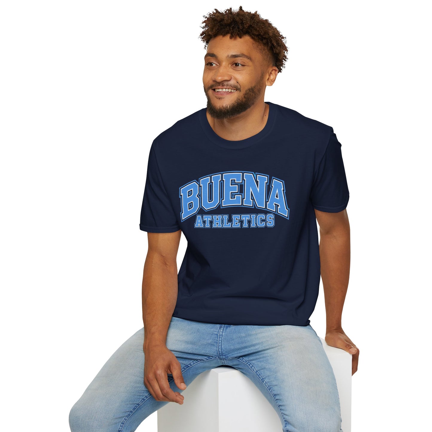 Buena Athletics T‑Shirt — Retro Collegiate Tee