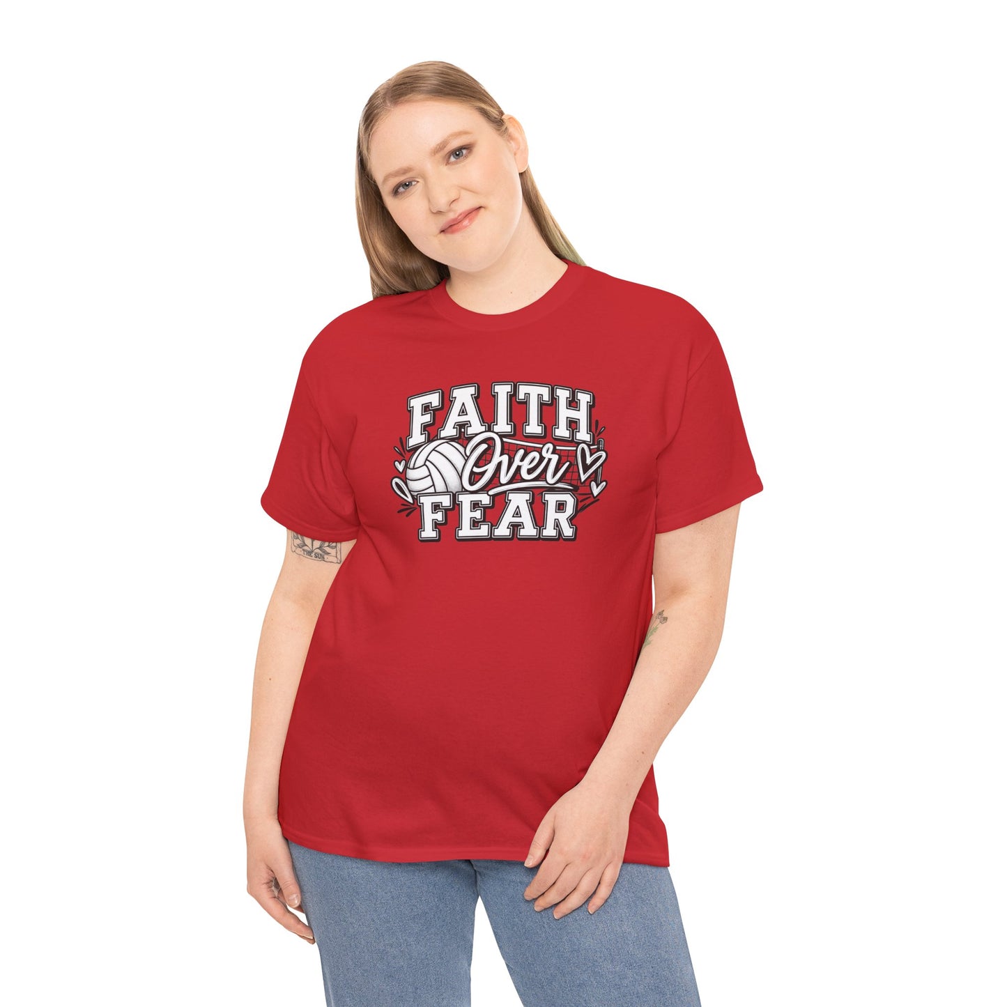 Faith Over Fear T‑Shirt - Inspirational Christian Tee