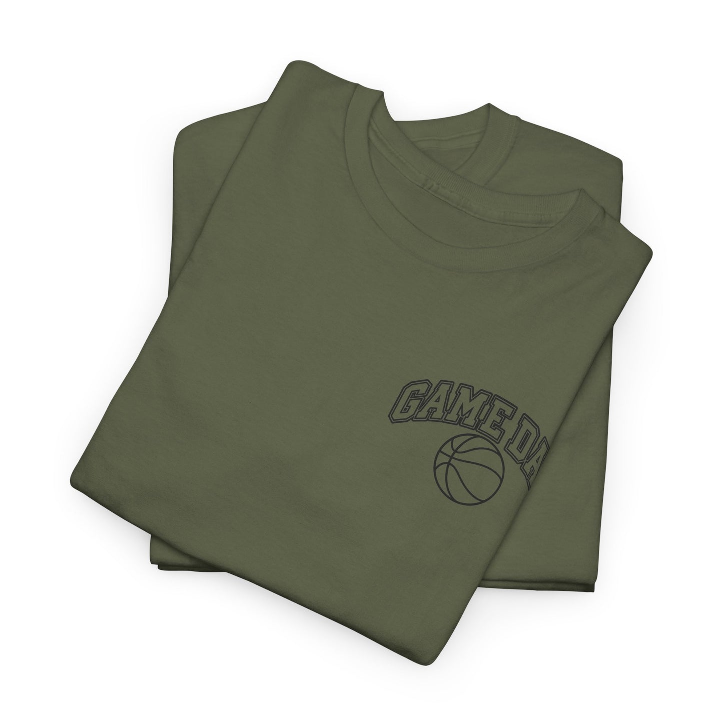 Basketball Gamer Tee — "Game Day" Graphic Chest T‑Shirt