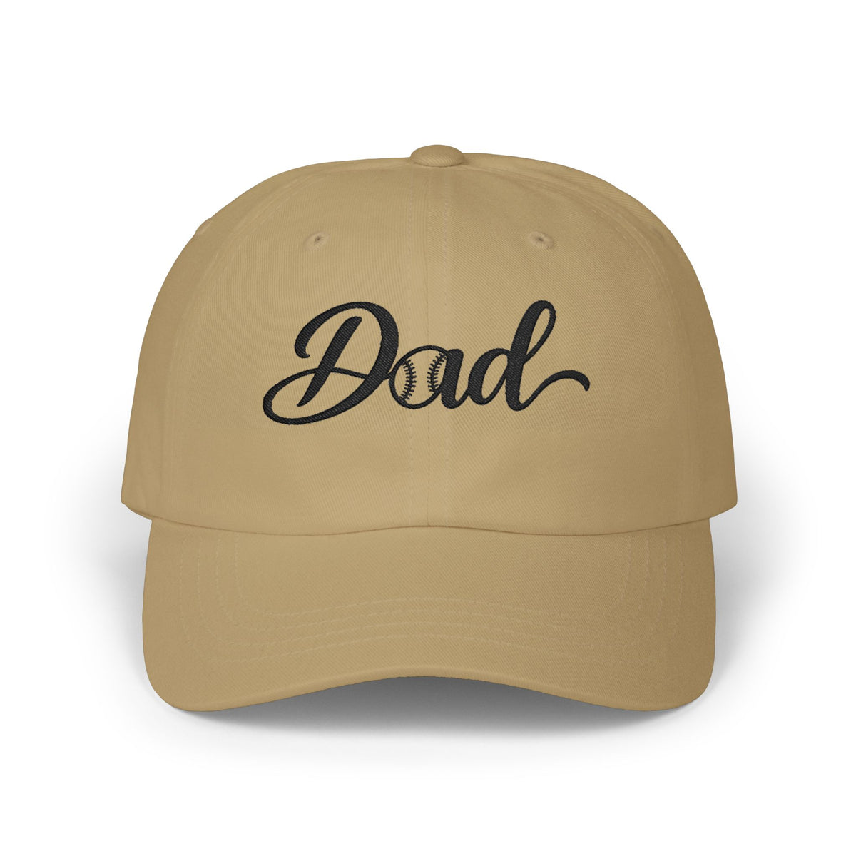 Dad Script Cap – Embroidered Classic Dad Baseball Hat