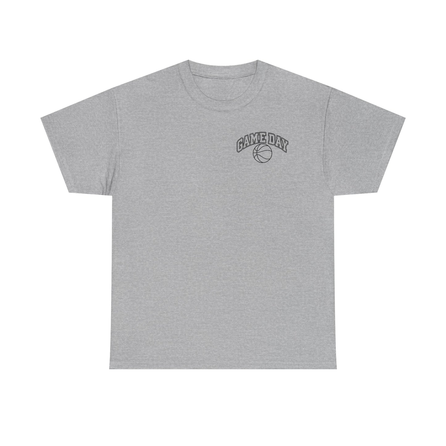 Basketball Gamer Tee — "Game Day" Graphic Chest T‑Shirt