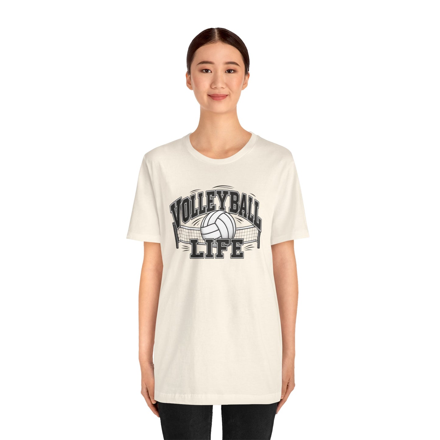 Volleyball Life Tee — Graphic Volleyball Net Shirt