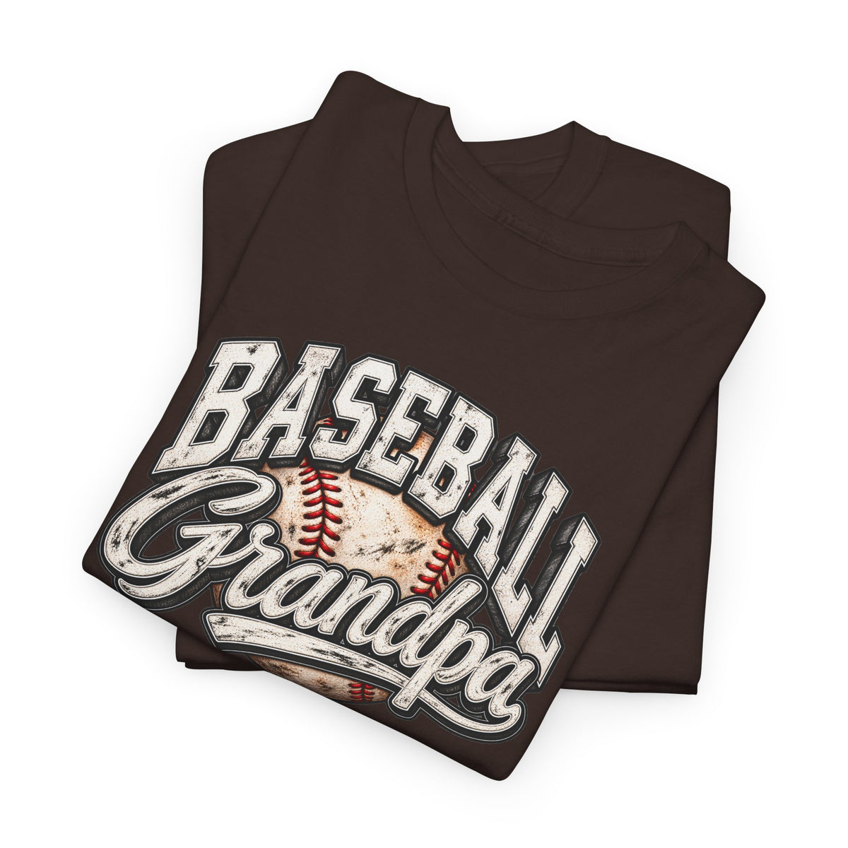 Baseball Grandpa T-Shirt — Vintage Baseball Graphic Tee for Grandfathers