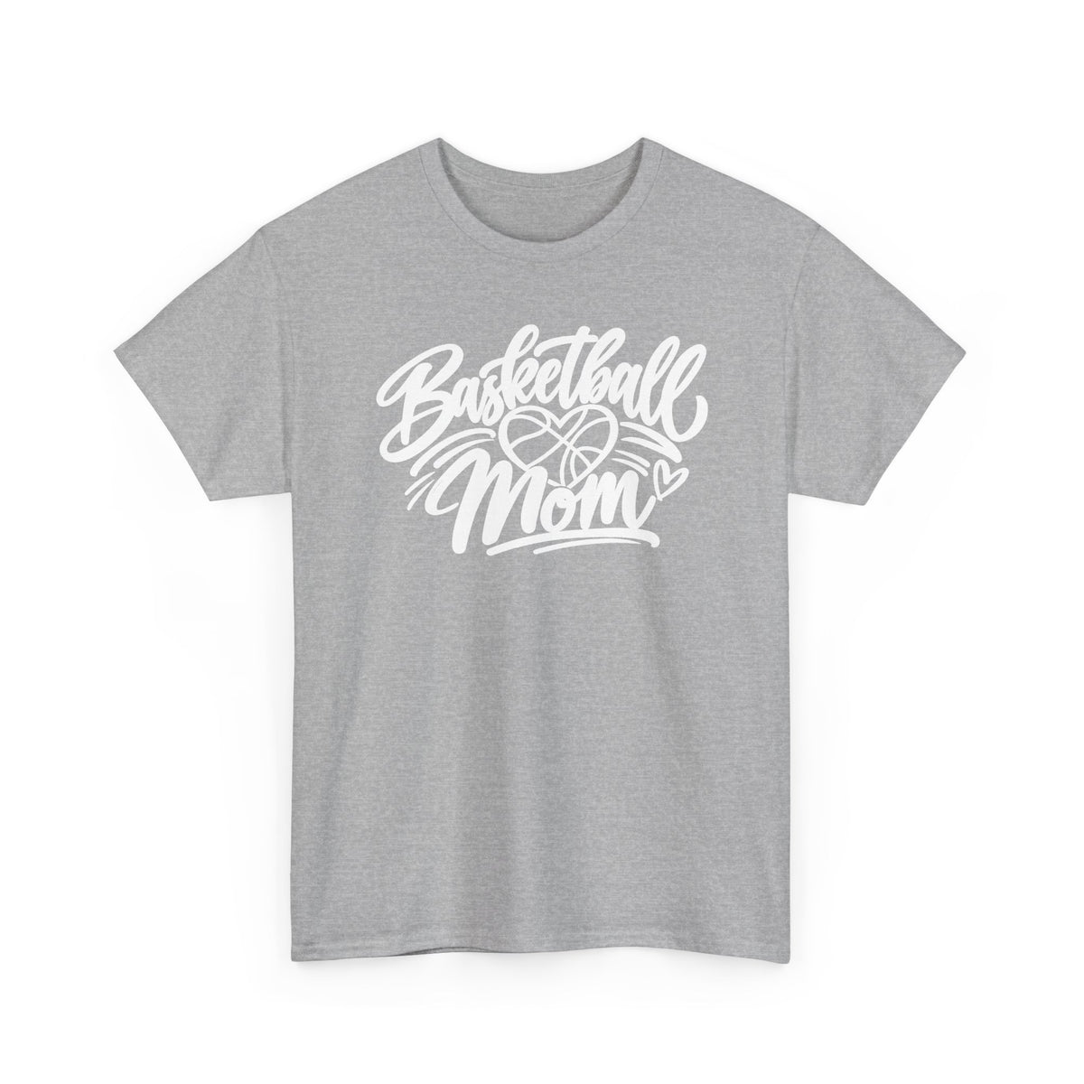 Basketball Mom T-Shirt — Script Logo Tee for Proud Coaches & Fans