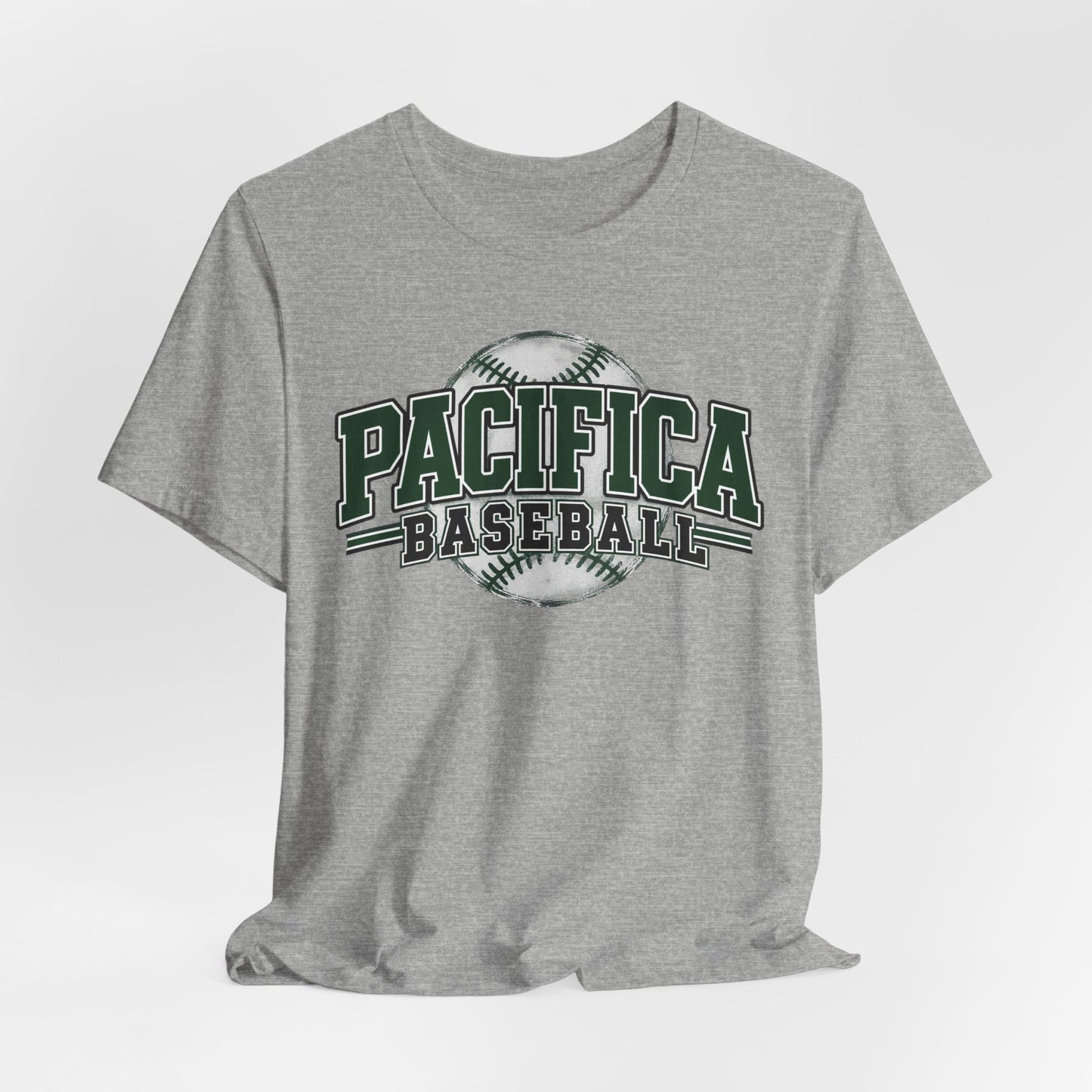 Pacifica Baseball Tee - Vintage Baseball Logo T-Shirt