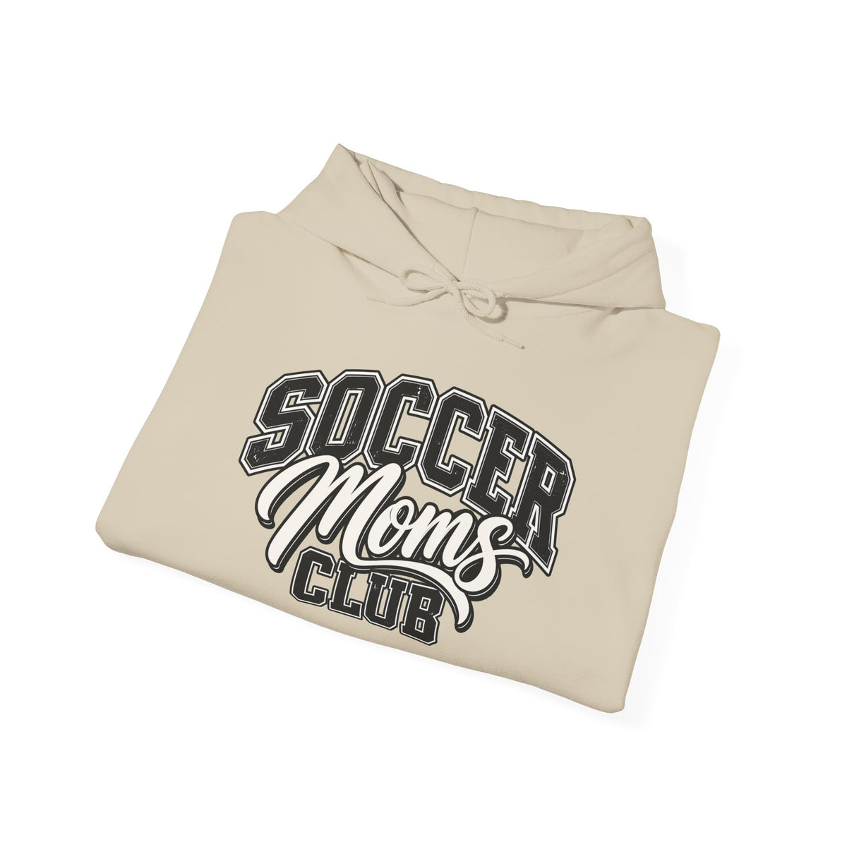 Soccer Moms Club Hoodie — Vintage Athletic Mom Pullover