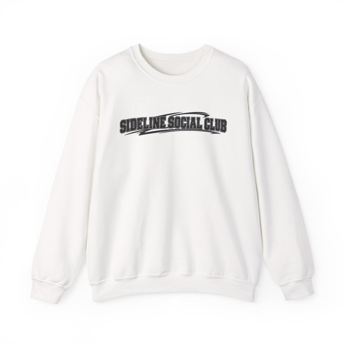 Crewneck Sweatshirt – "Sideline Social Club" Retro Athletic Graphic
