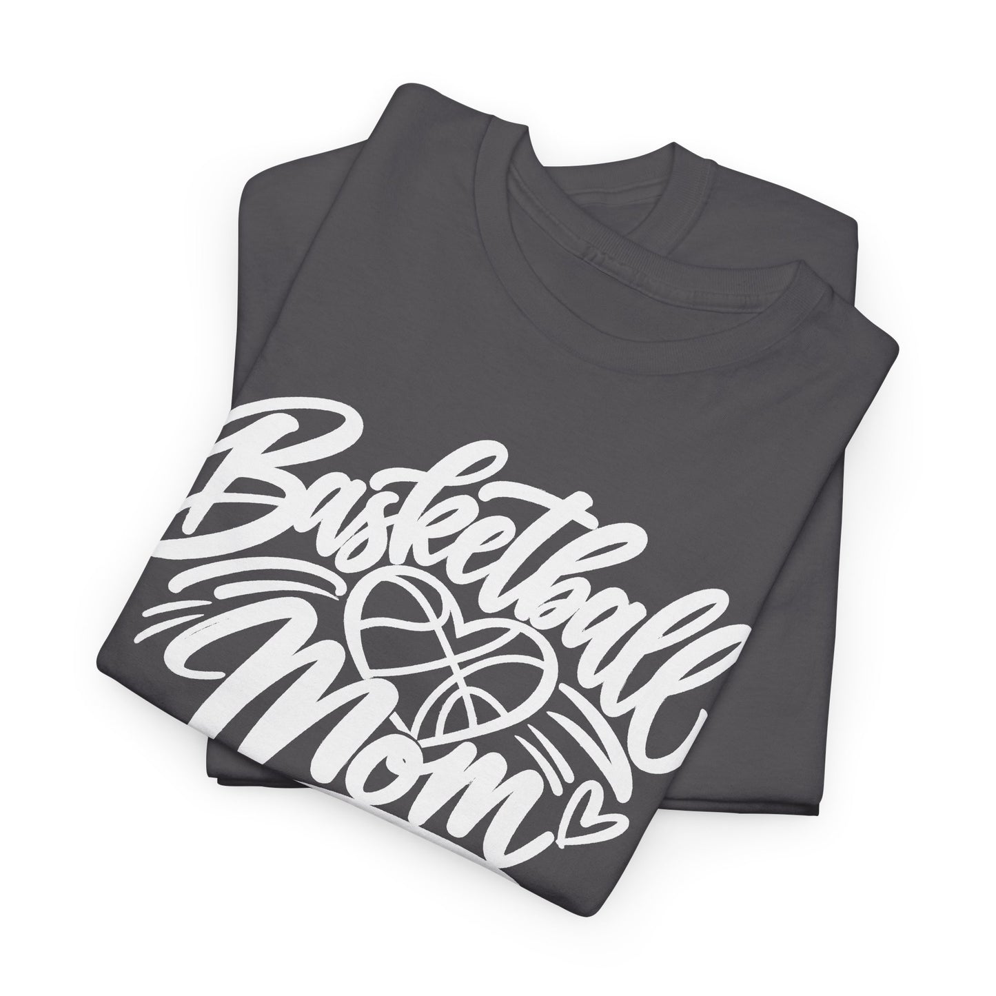 Basketball Mom T-Shirt — Script Logo Tee for Proud Coaches & Fans