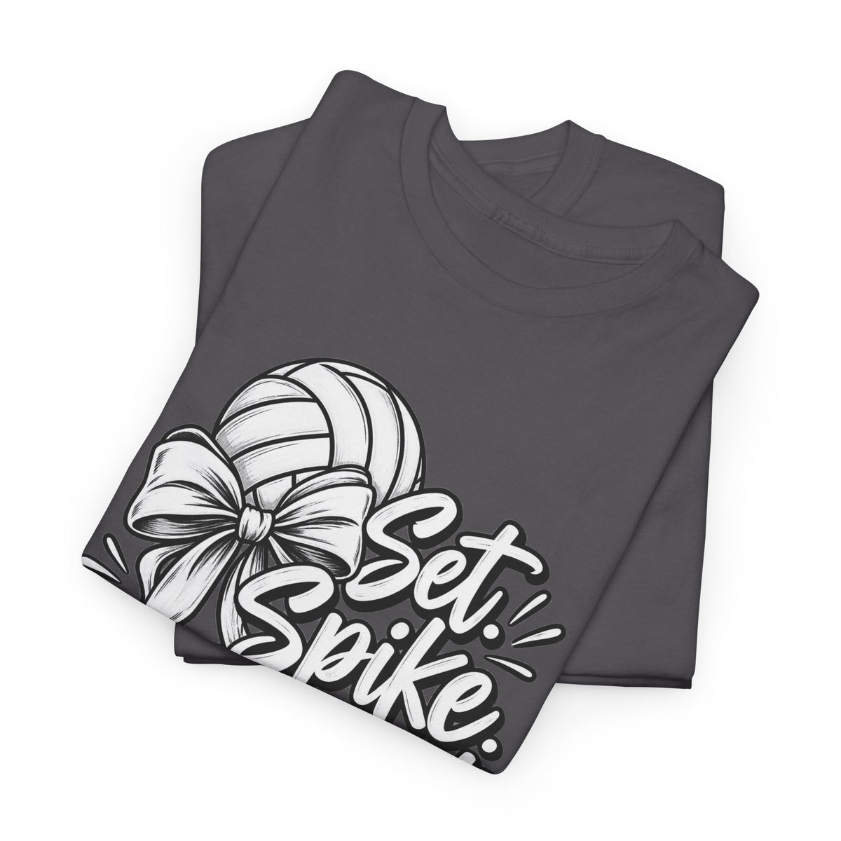 “Set, Spike, Repeat” Graphic T-Shirt