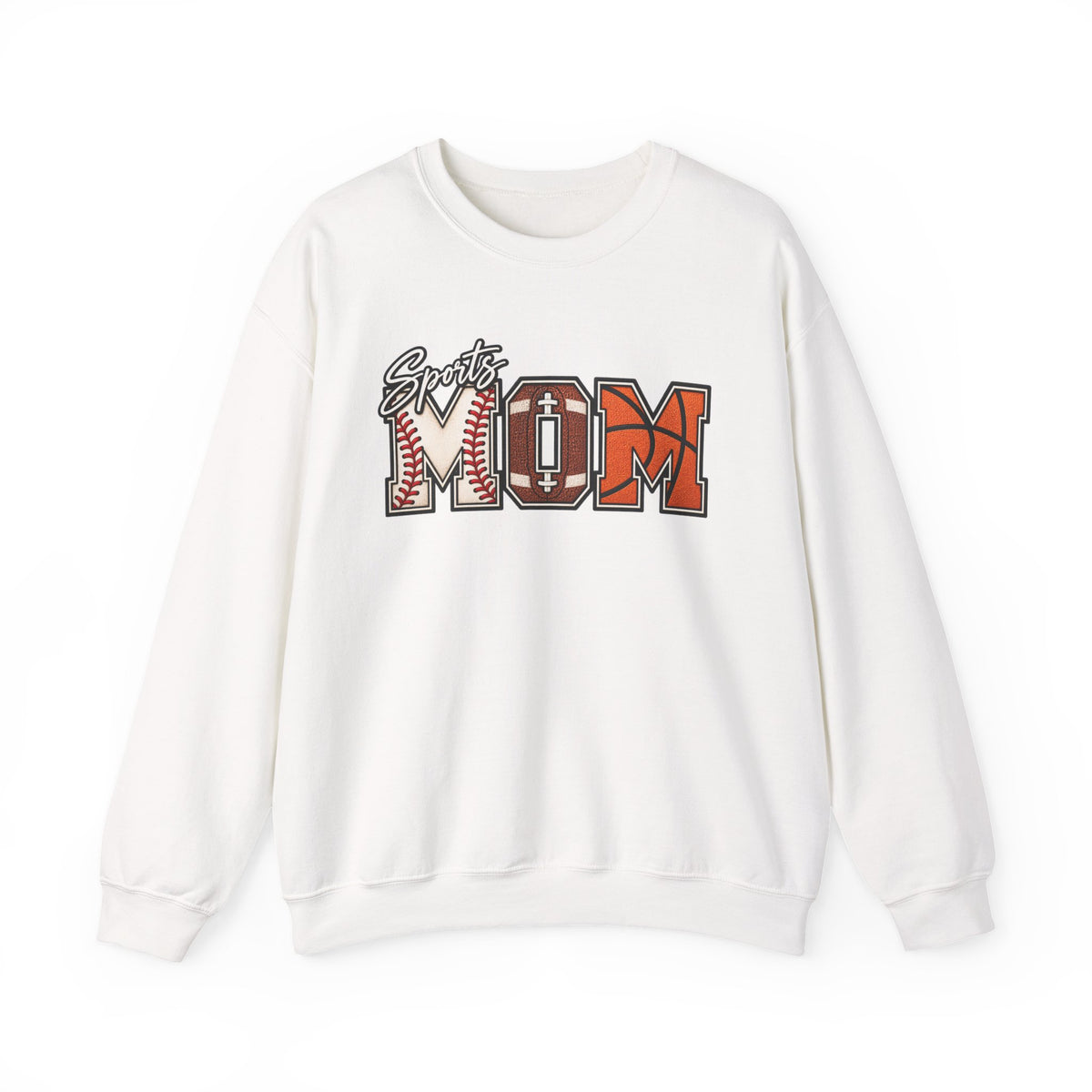Sports Mom Crewneck Sweatshirt – Athletic Mom Graphic Pullover
