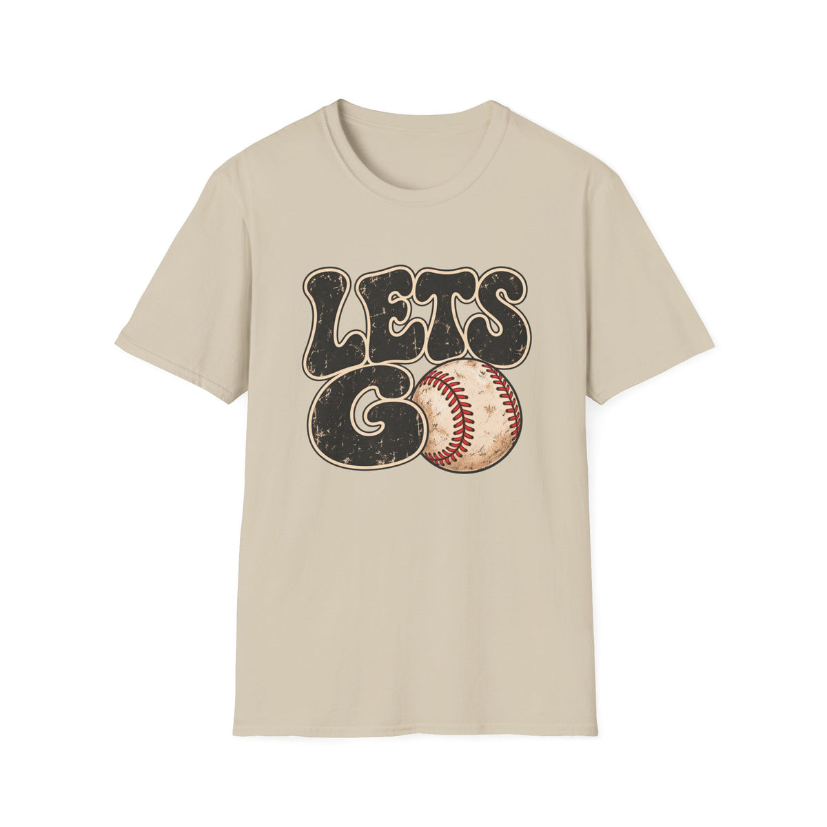Lets Go Baseball Graphic T‑Shirt