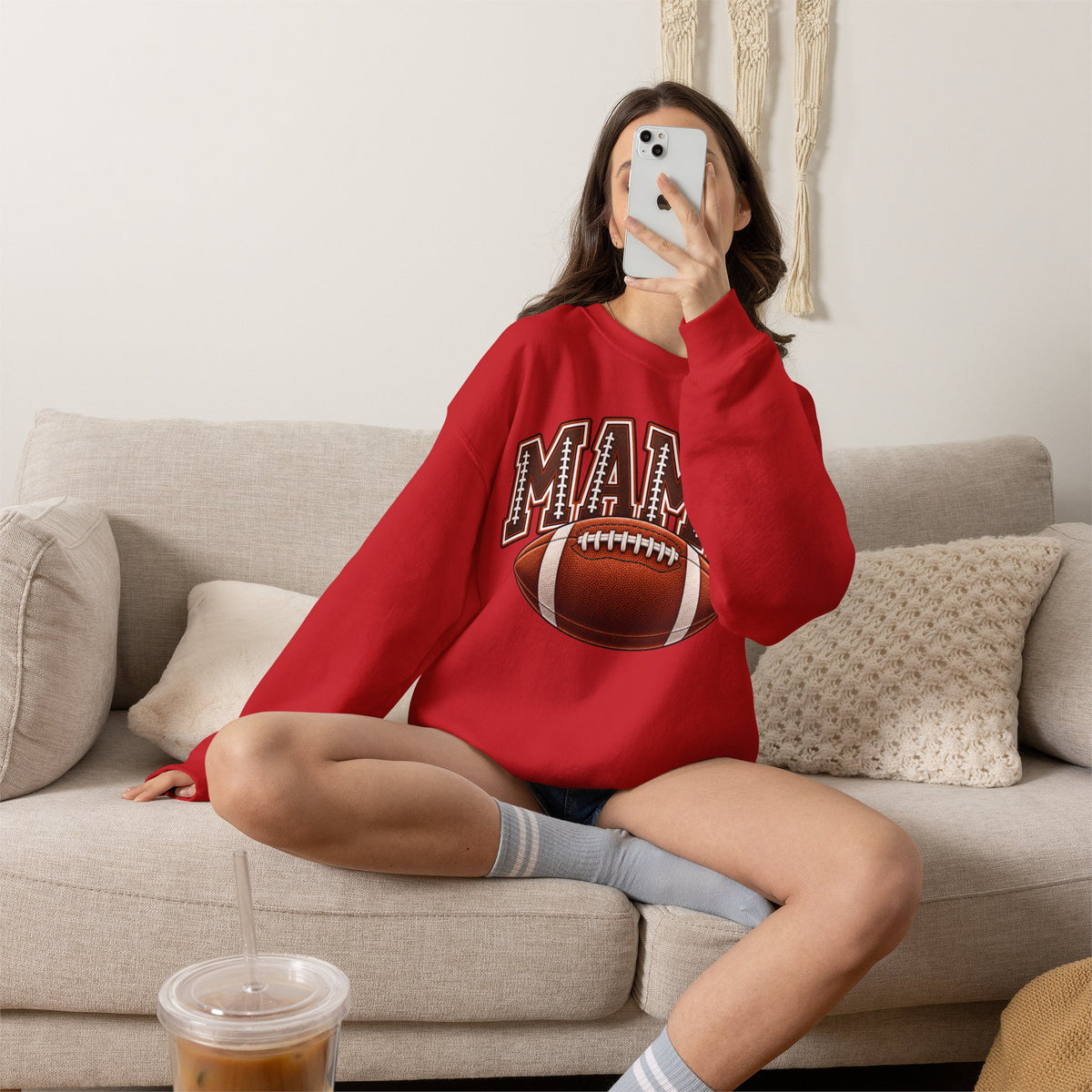Mama Football Crewneck