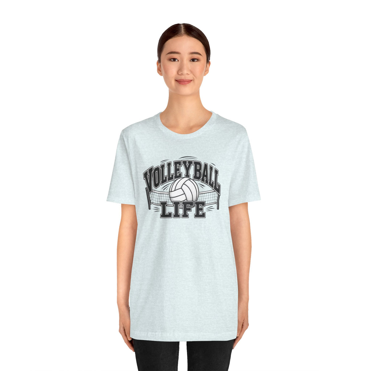 Volleyball Life Tee — Graphic Volleyball Net Shirt