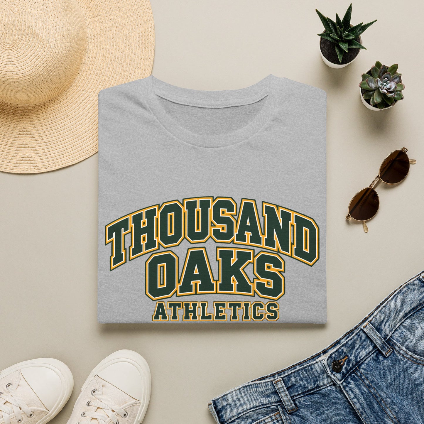 Thousand Oaks Athletics T‑Shirt — Vintage Collegiate Sports Tee
