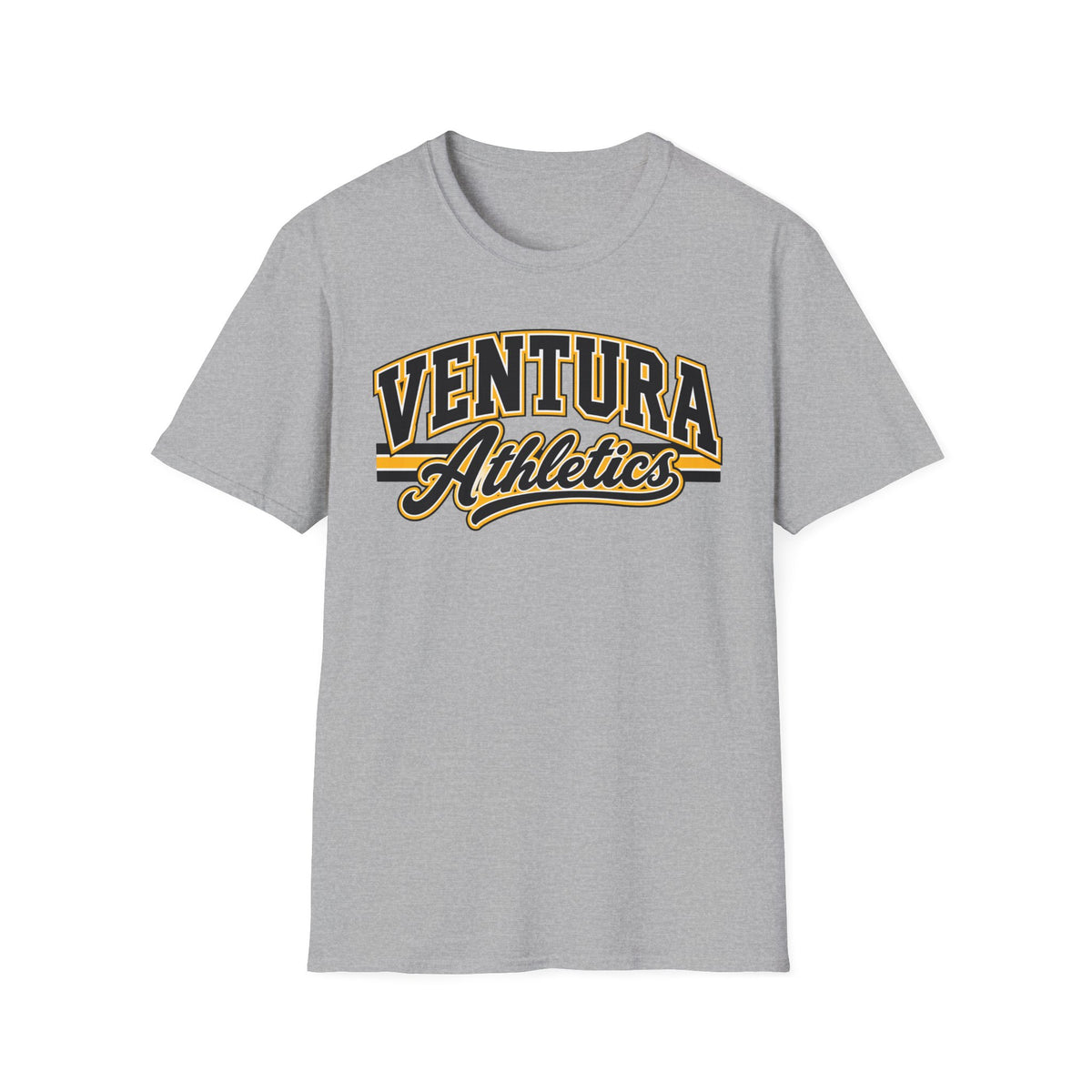 Ventura Athletics T-Shirt — Vintage Collegiate Crew Tee