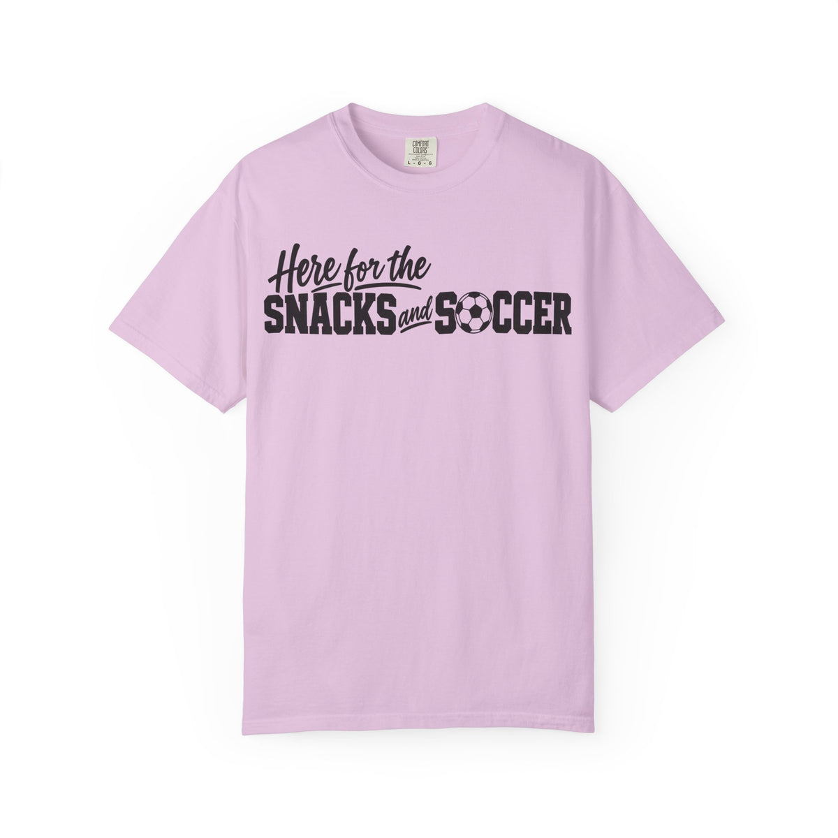 Here for the Snacks and Soccer T‑Shirt