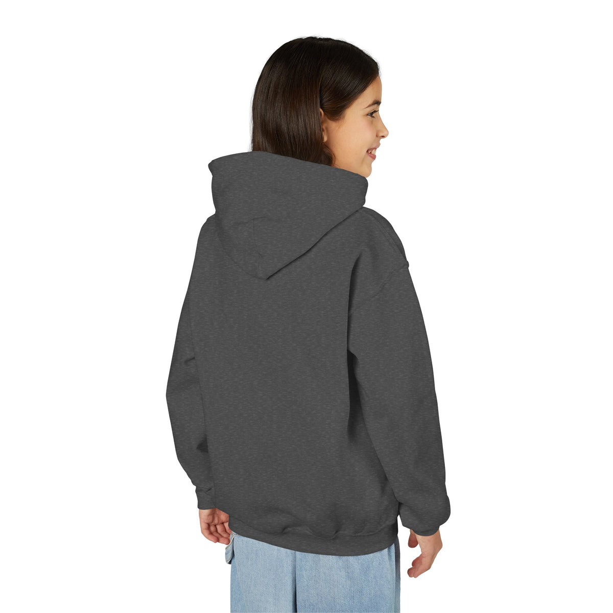 Youth Hoodie - "Diamonds Are A Girl's Best Friend" Softball Design (Pink Ribbon)