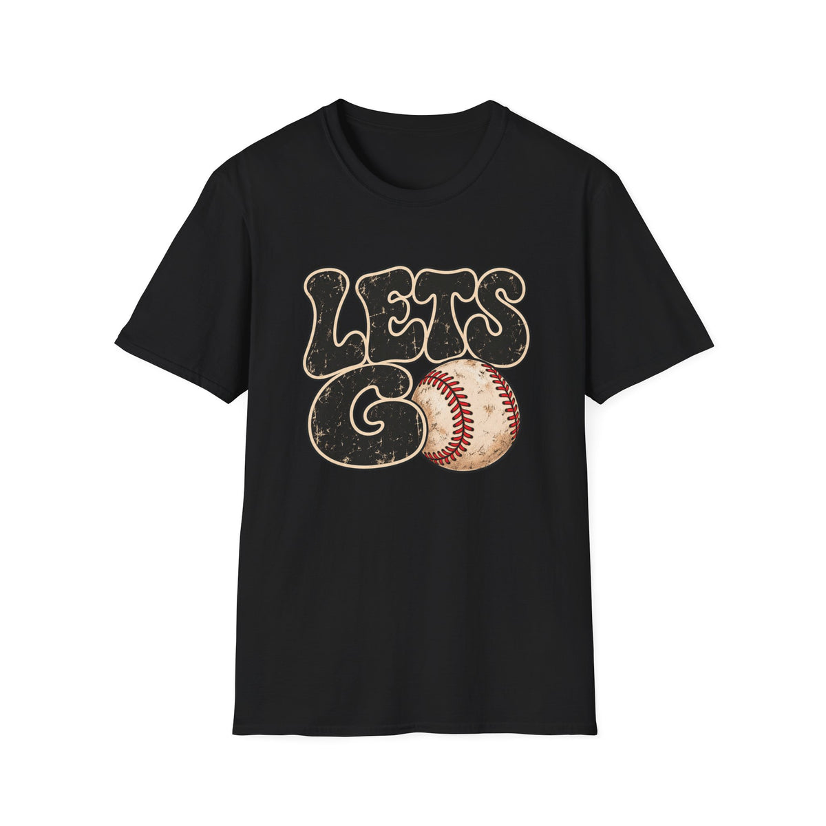 Lets Go Baseball Graphic T‑Shirt