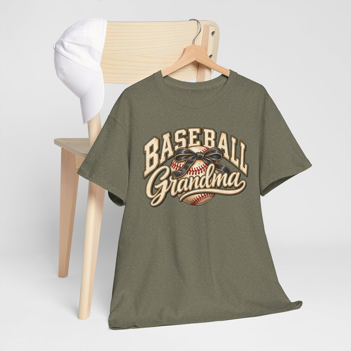 Baseball Grandma T-Shirt — Vintage Softball/Baseball Graphic Tee for Grandmothers
