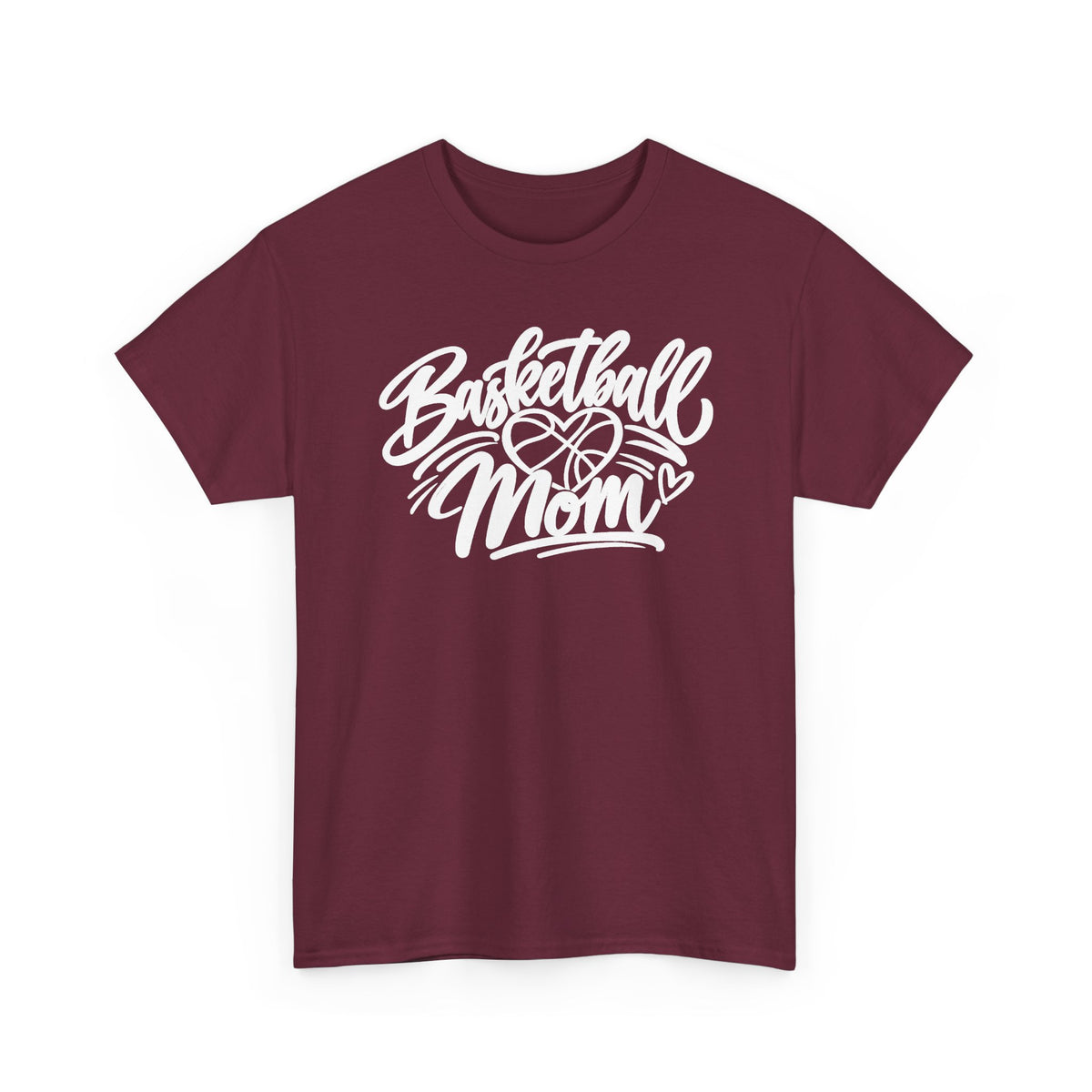 Basketball Mom T-Shirt — Script Logo Tee for Proud Coaches & Fans