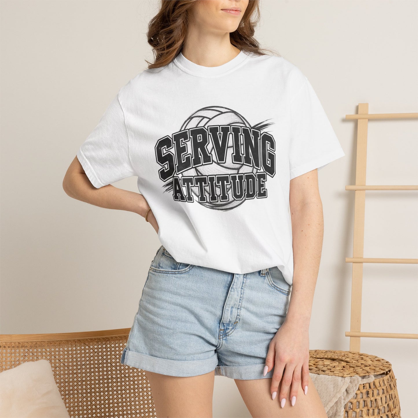 Serving Attitude Volleyball T-Shirt