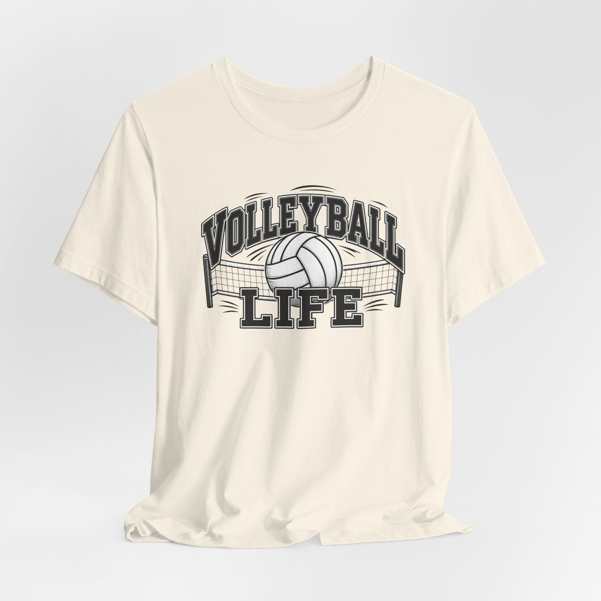 Volleyball Life Tee — Graphic Volleyball Net Shirt