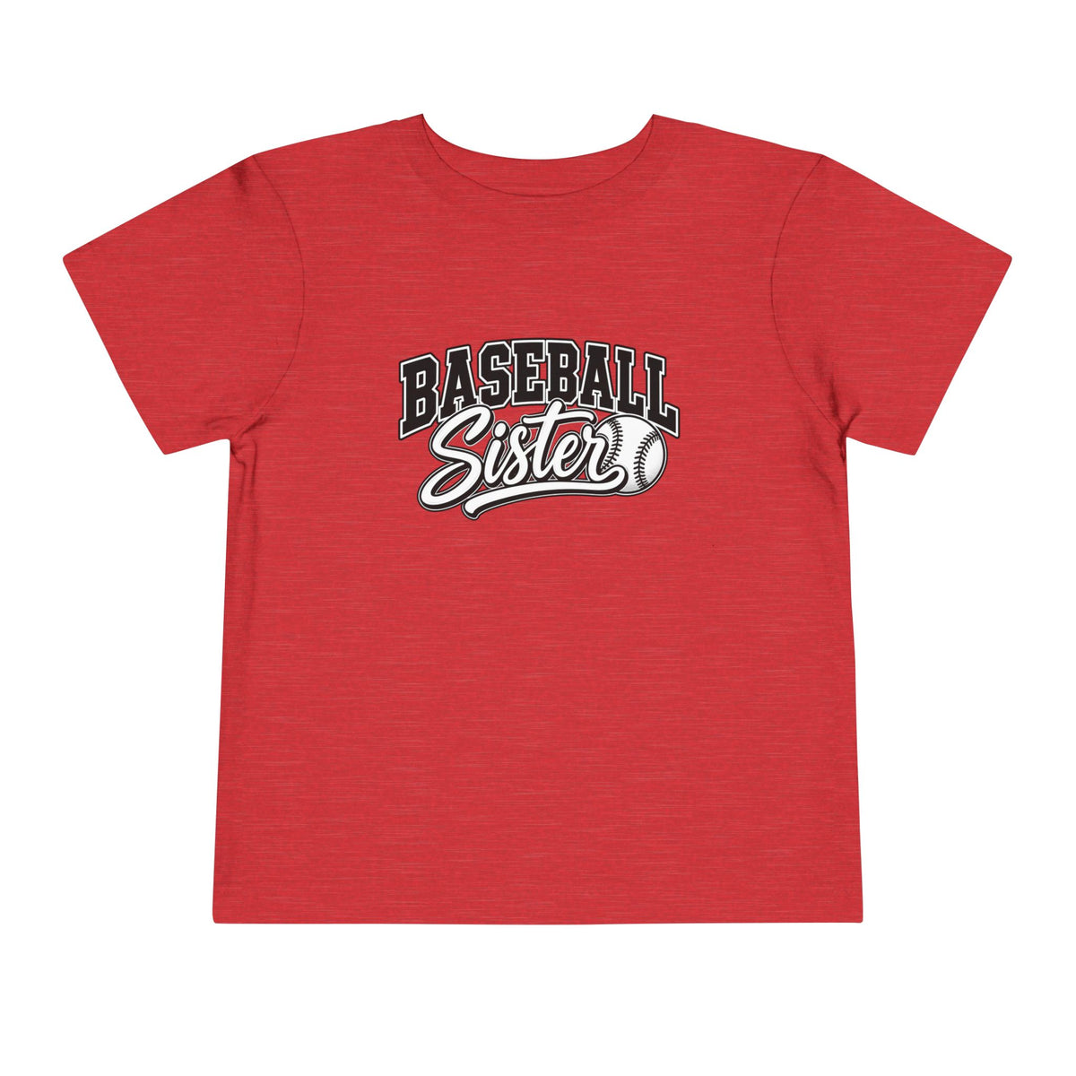 Baseball Sister Toddler Tee